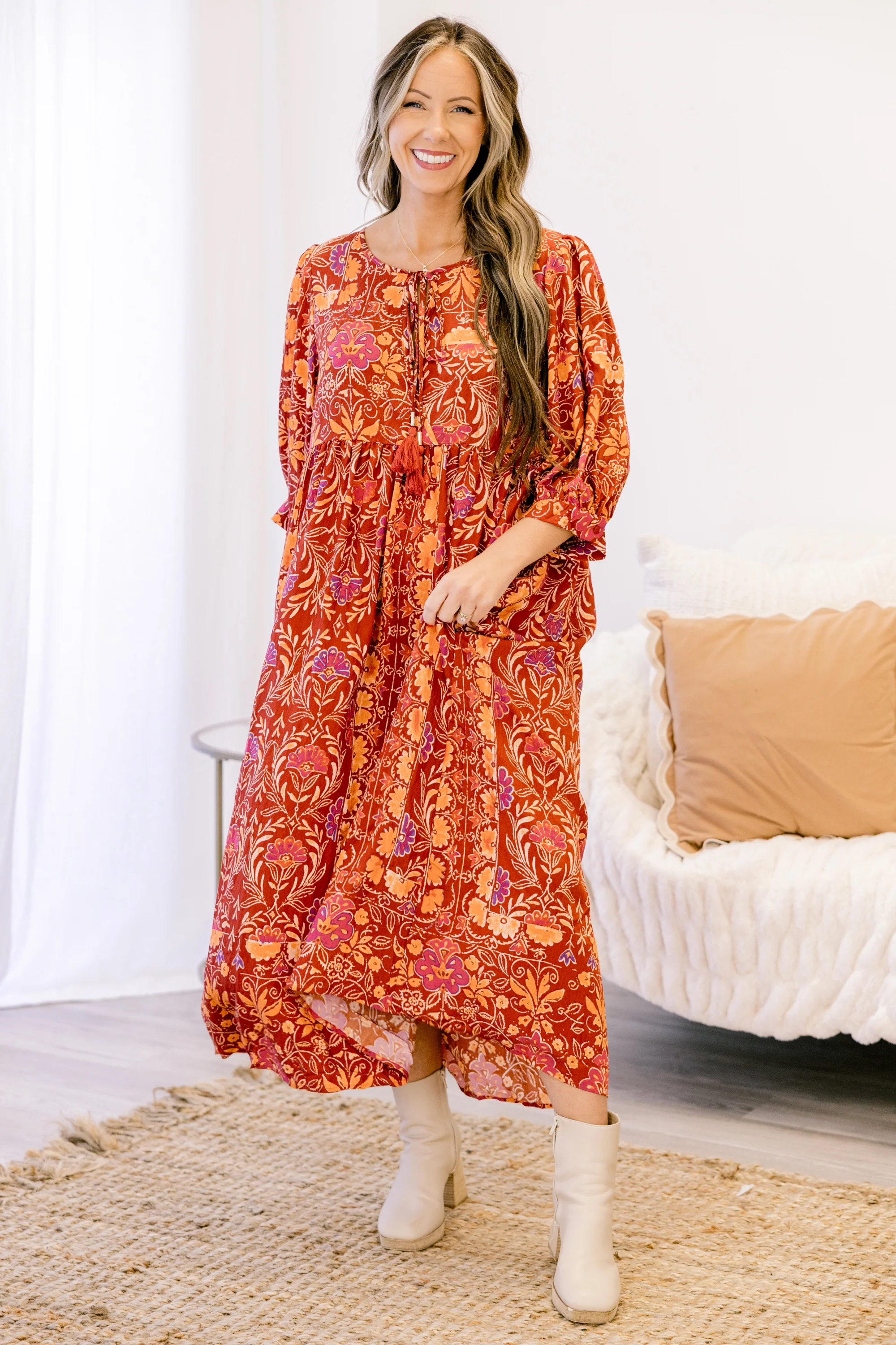 Hear Me Out Dress, Red - Giverhouse