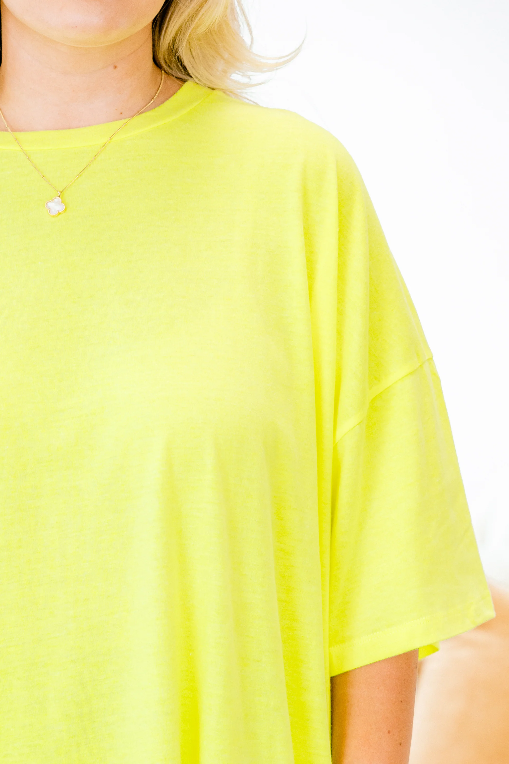 Everyday Essential Tee, Neon Lime - Giverhouse