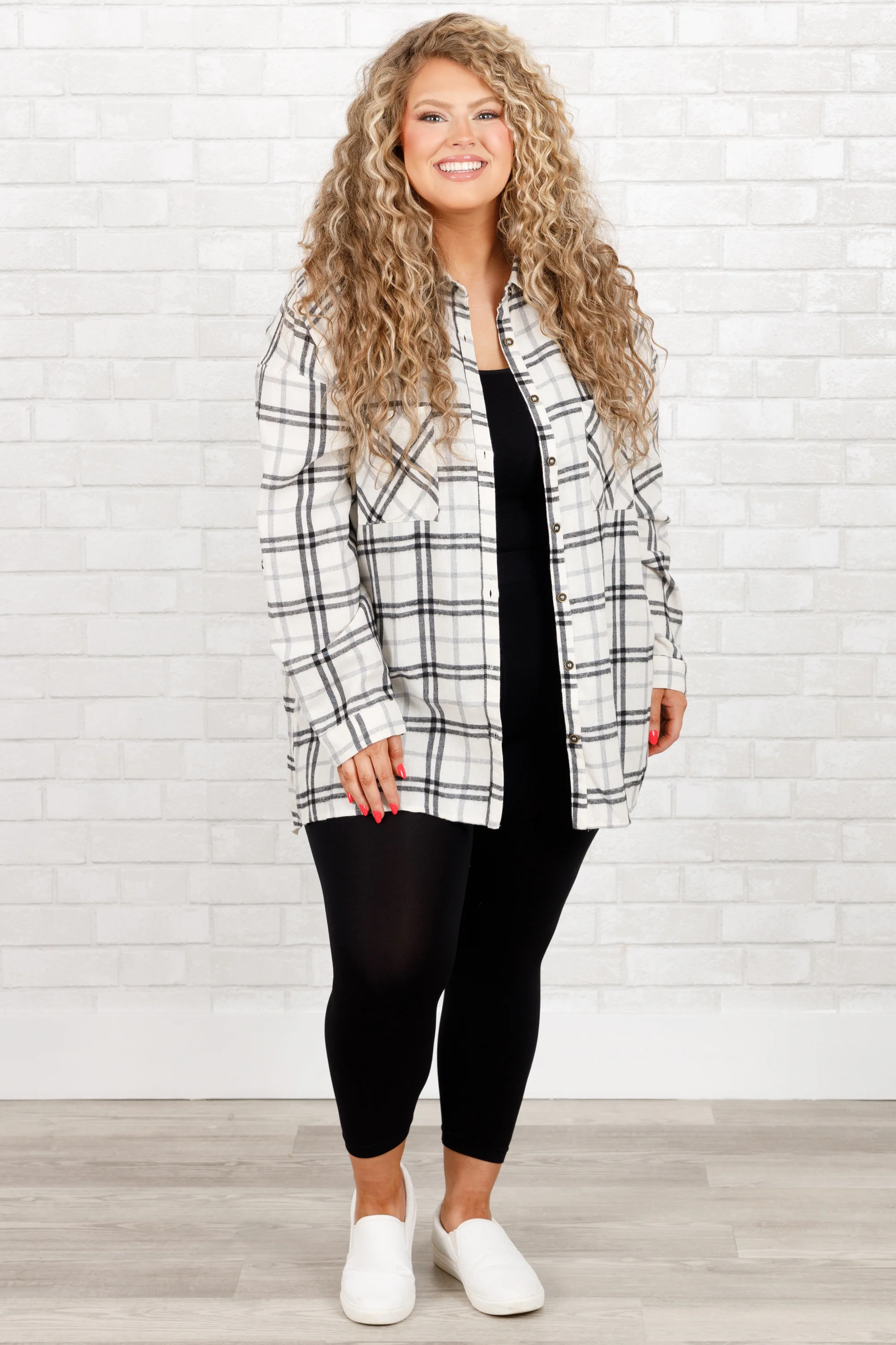 Carefree Nights Shacket, Ivory - Giverhouse