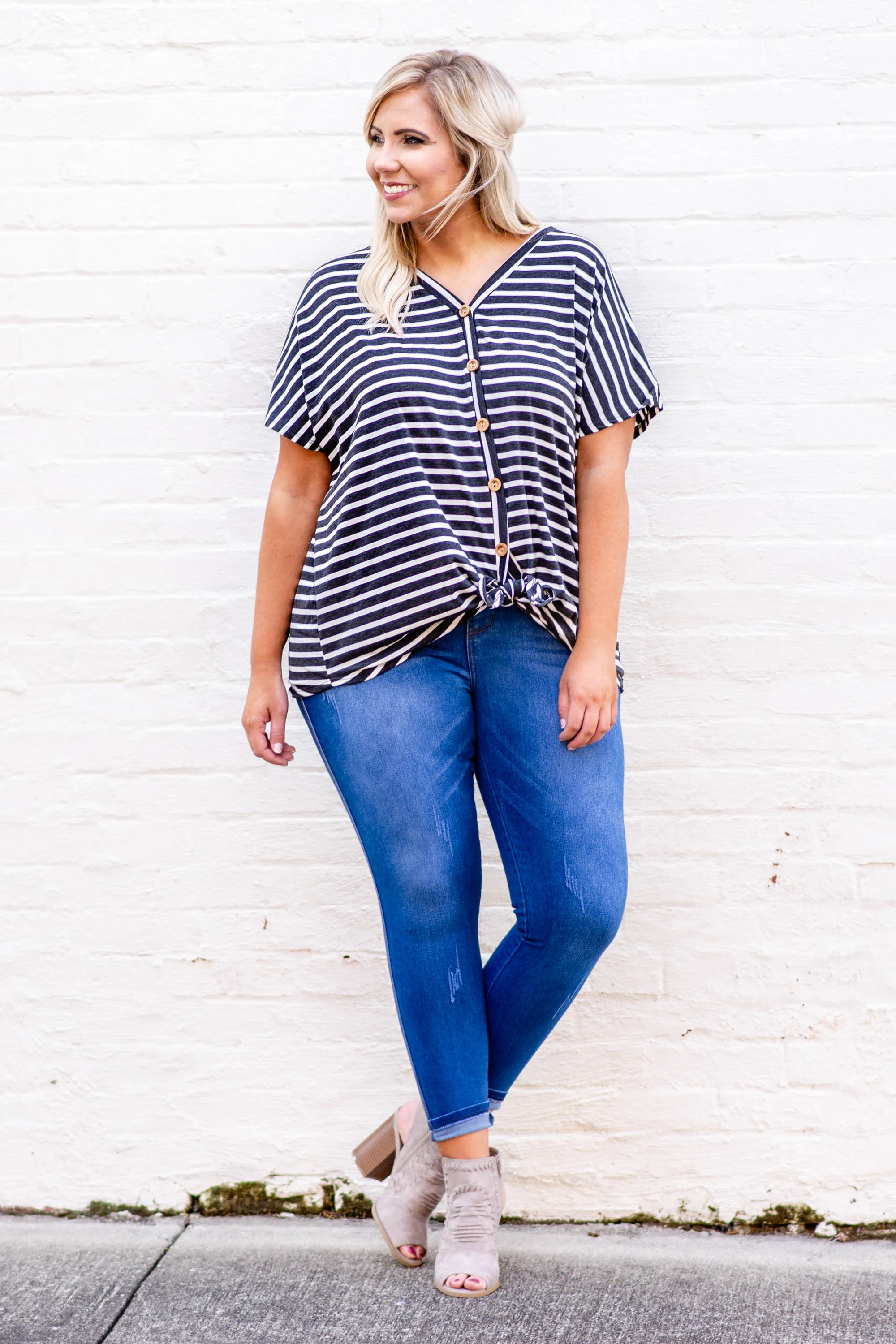 All The Answers Jeggings, Medium Wash - Giverhouse