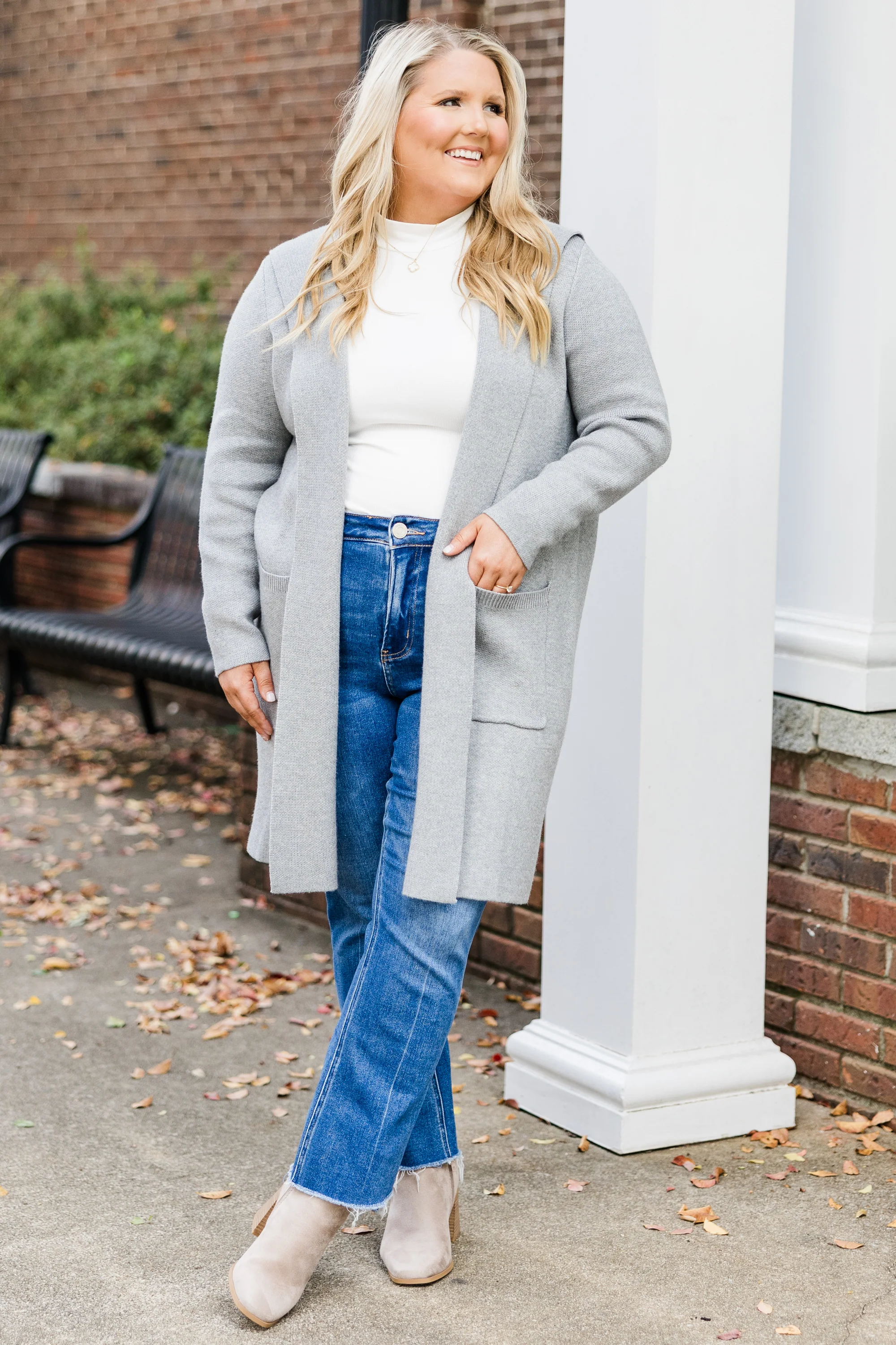 Give Me My Space Cardigan, Gray - Giverhouse