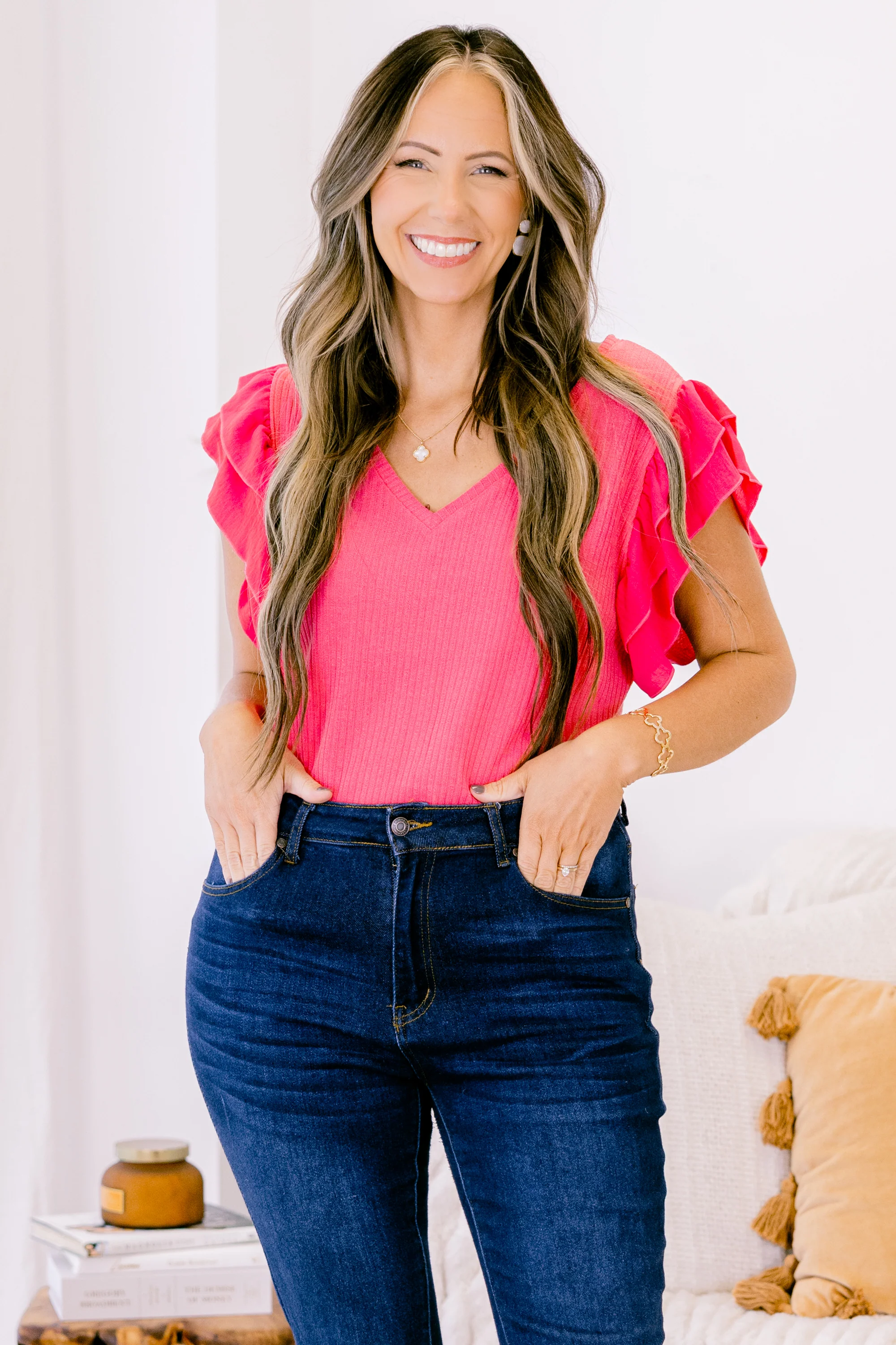 Sweet Temptations Bodysuit, Fuchsia - Giverhouse