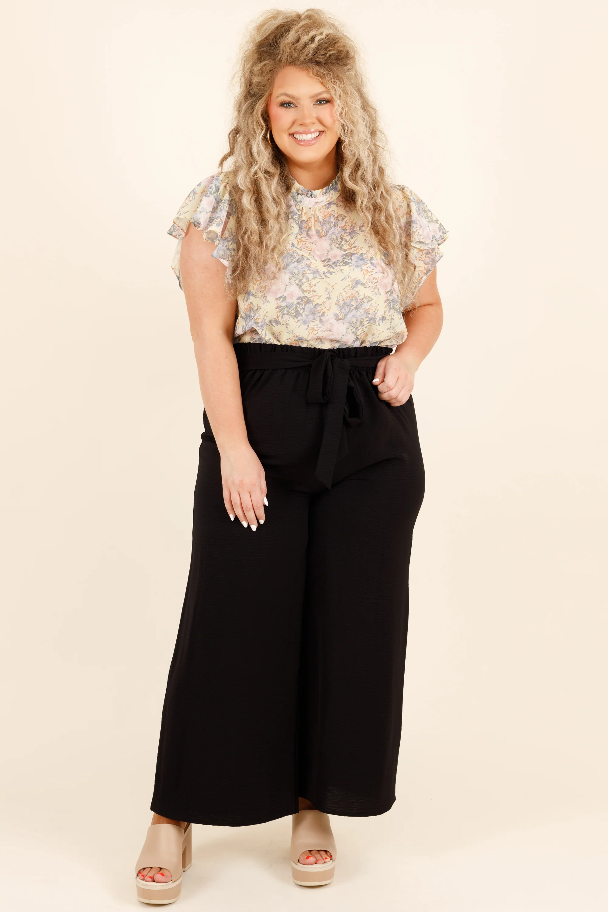 Got Trouble Top, Yellow - Giverhouse