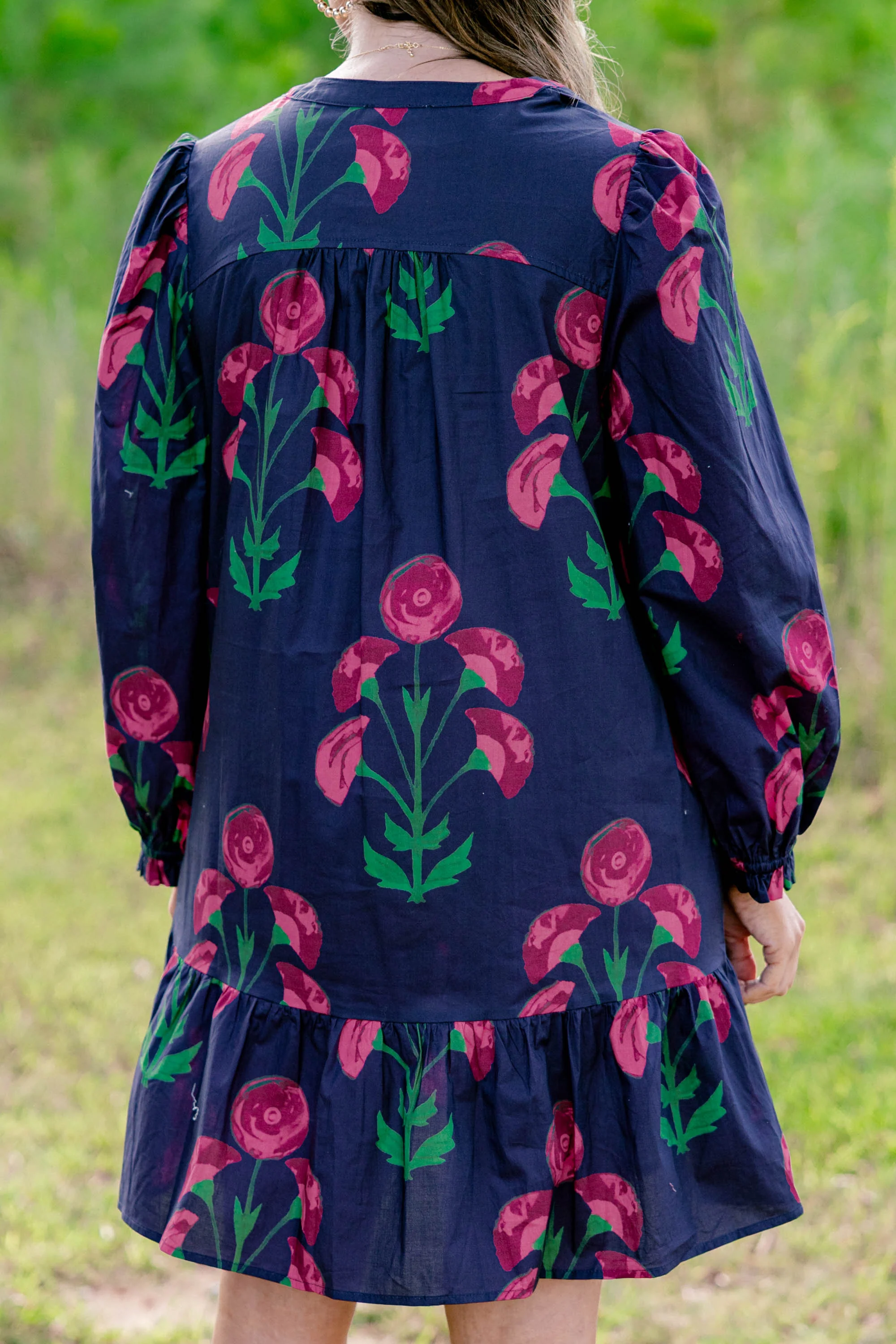 Works For Me Dress, Navy - Giverhouse