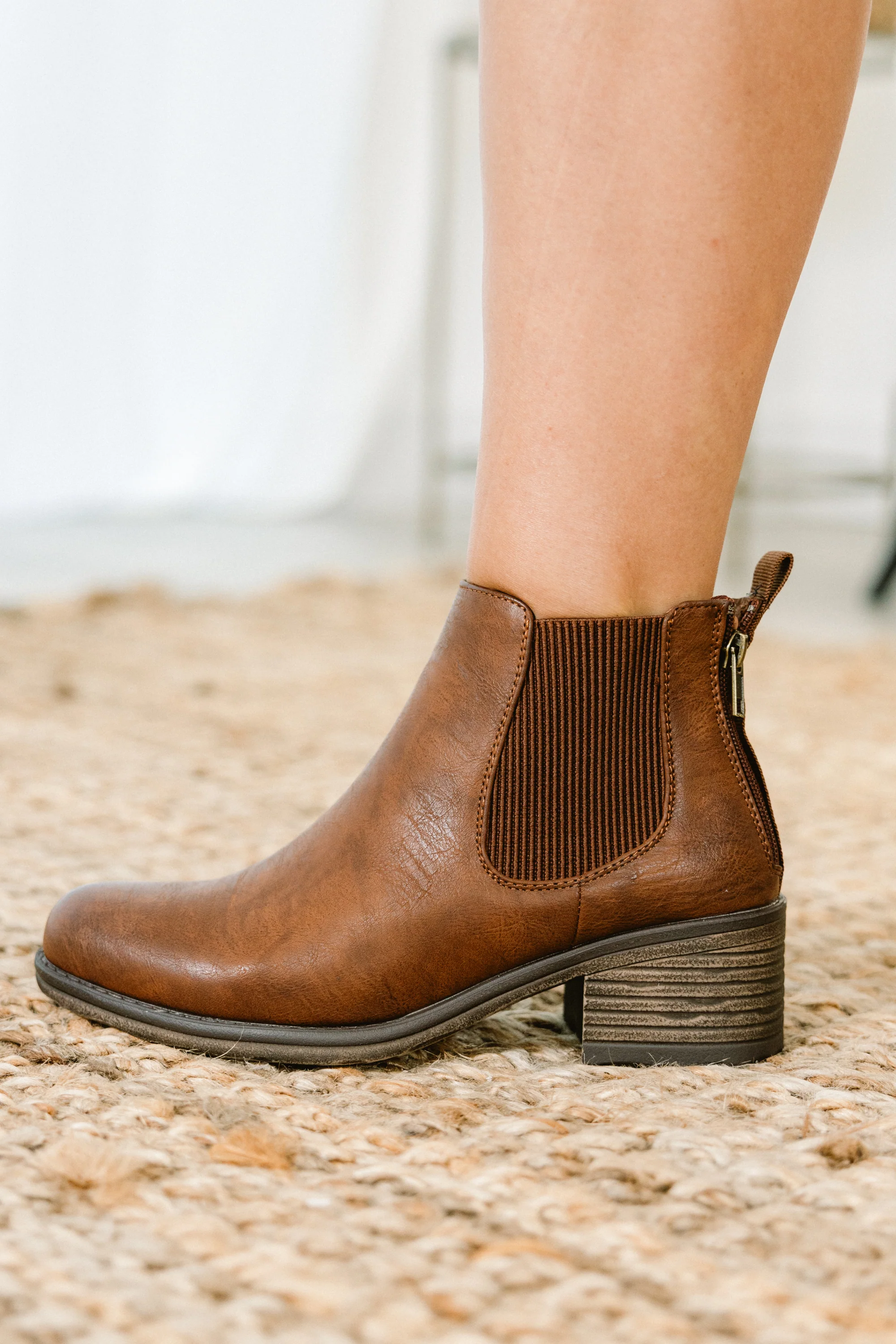 A Midnight Walk Booties, Whiskey - Giverhouse