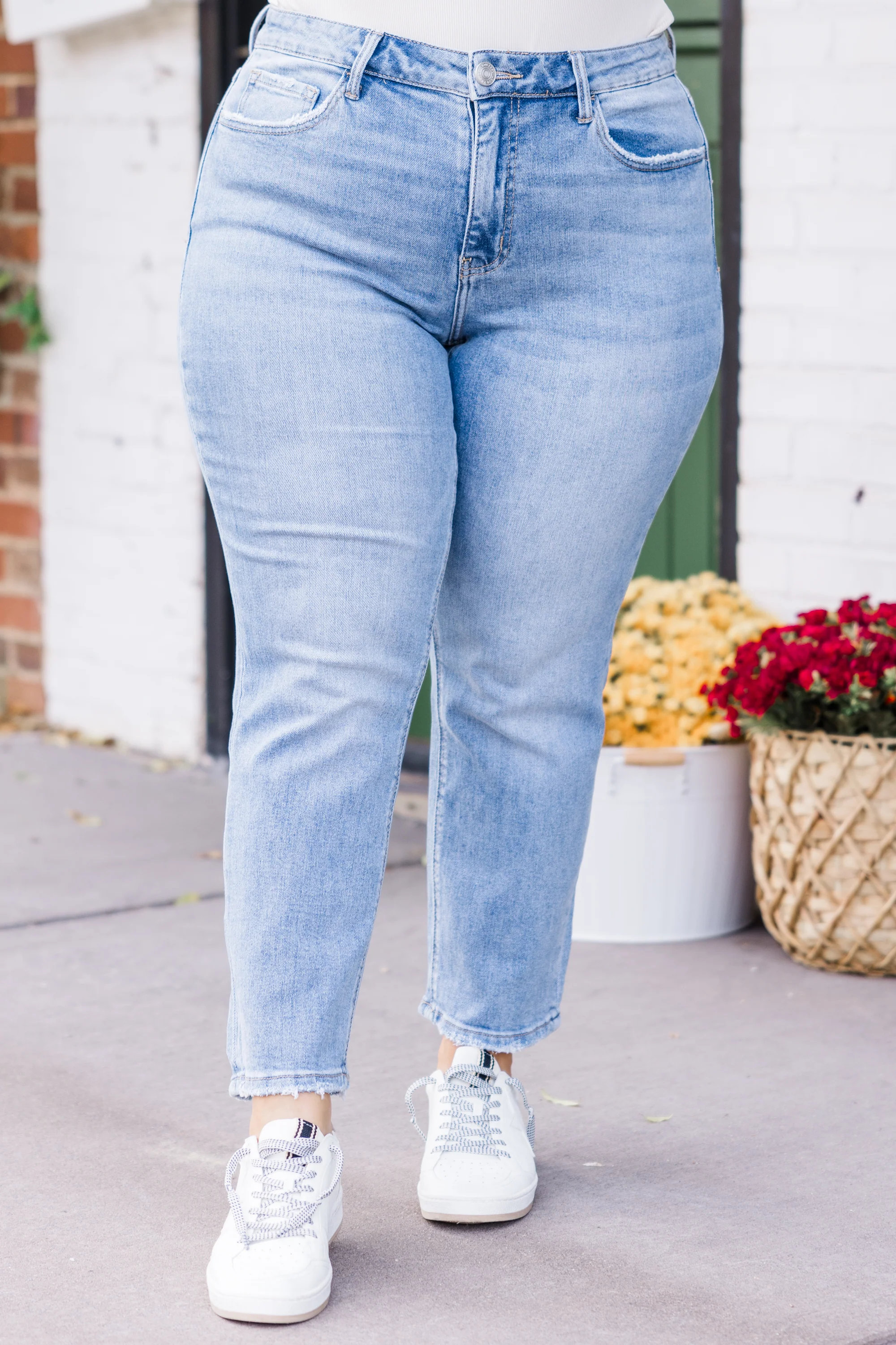 Hazy Days Jeans, Light Wash - Giverhouse