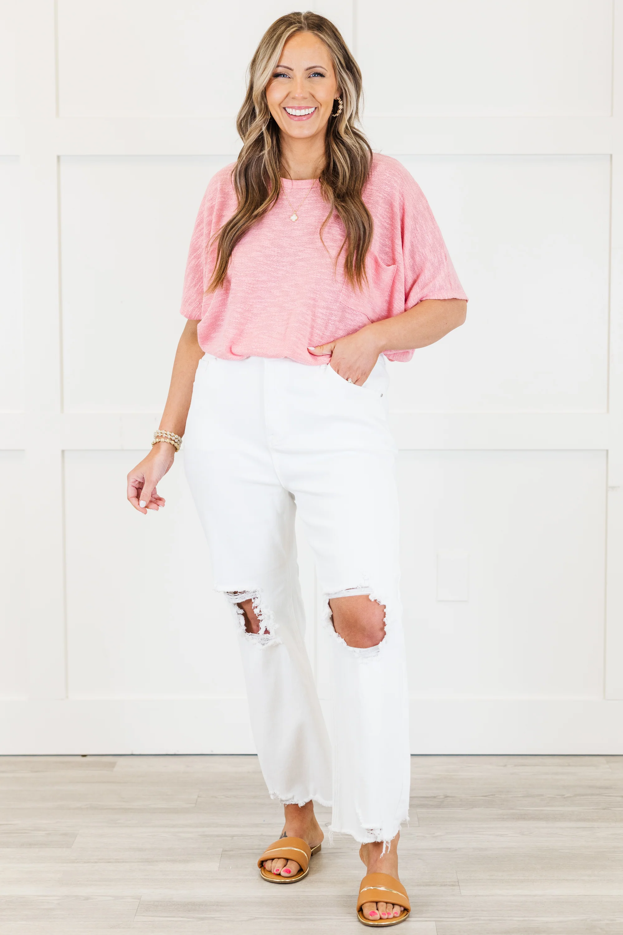 No Secrets Jeans, White - Giverhouse