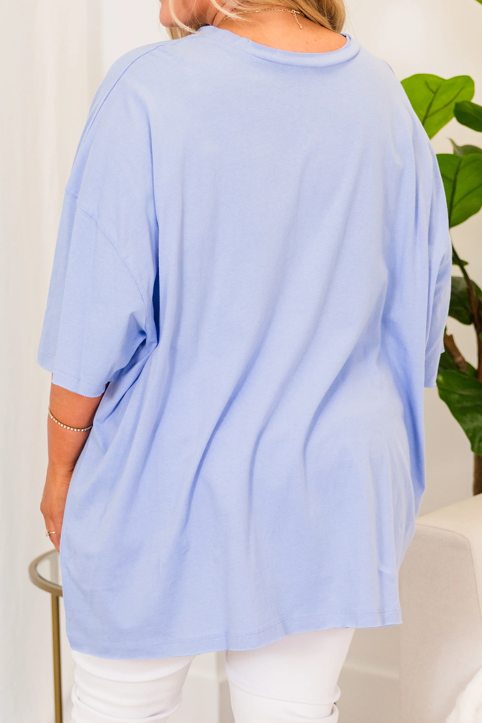 It Comes Naturally Top, Spring Blue - Giverhouse