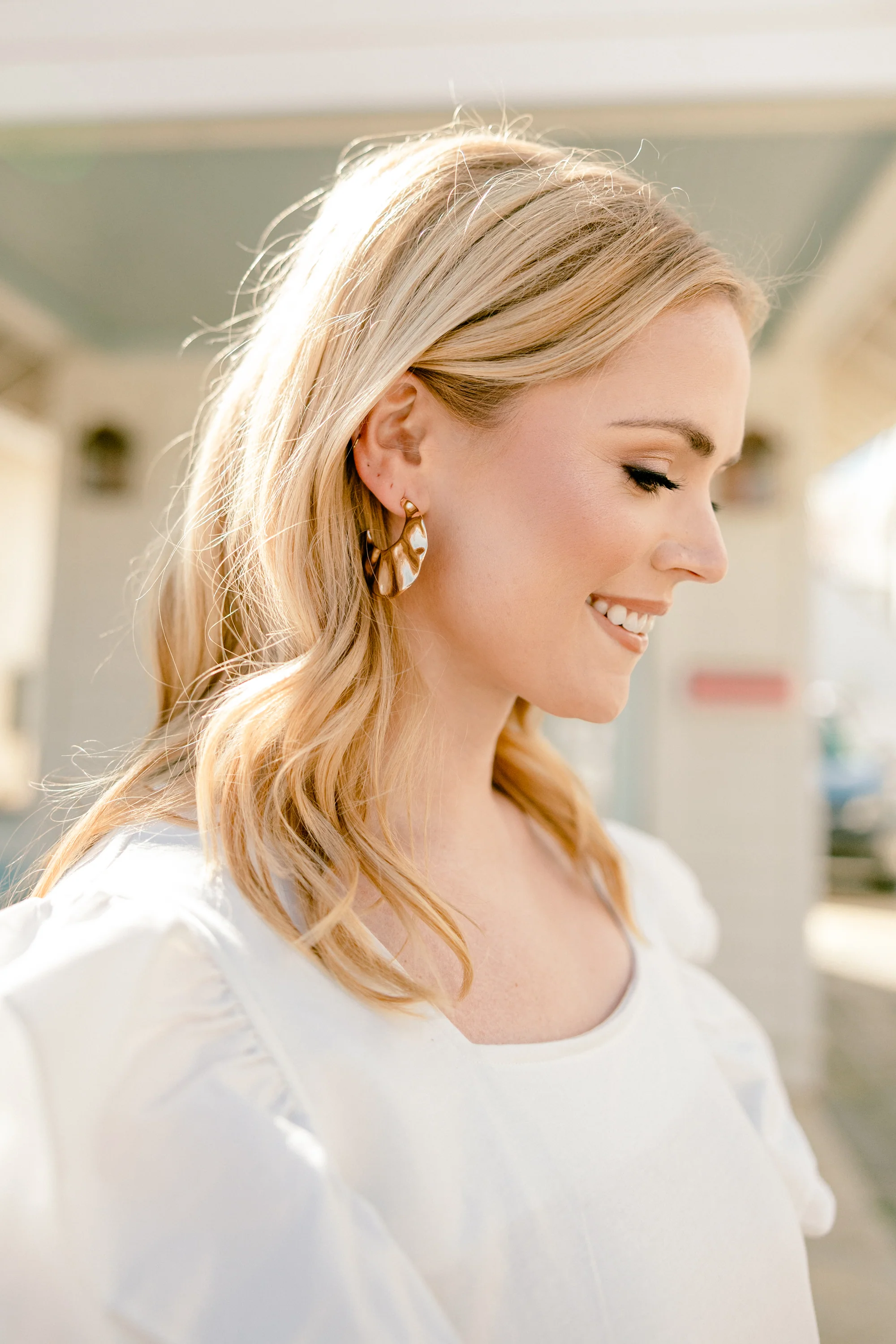 Sunset Glide Earrings, Gold - Giverhouse