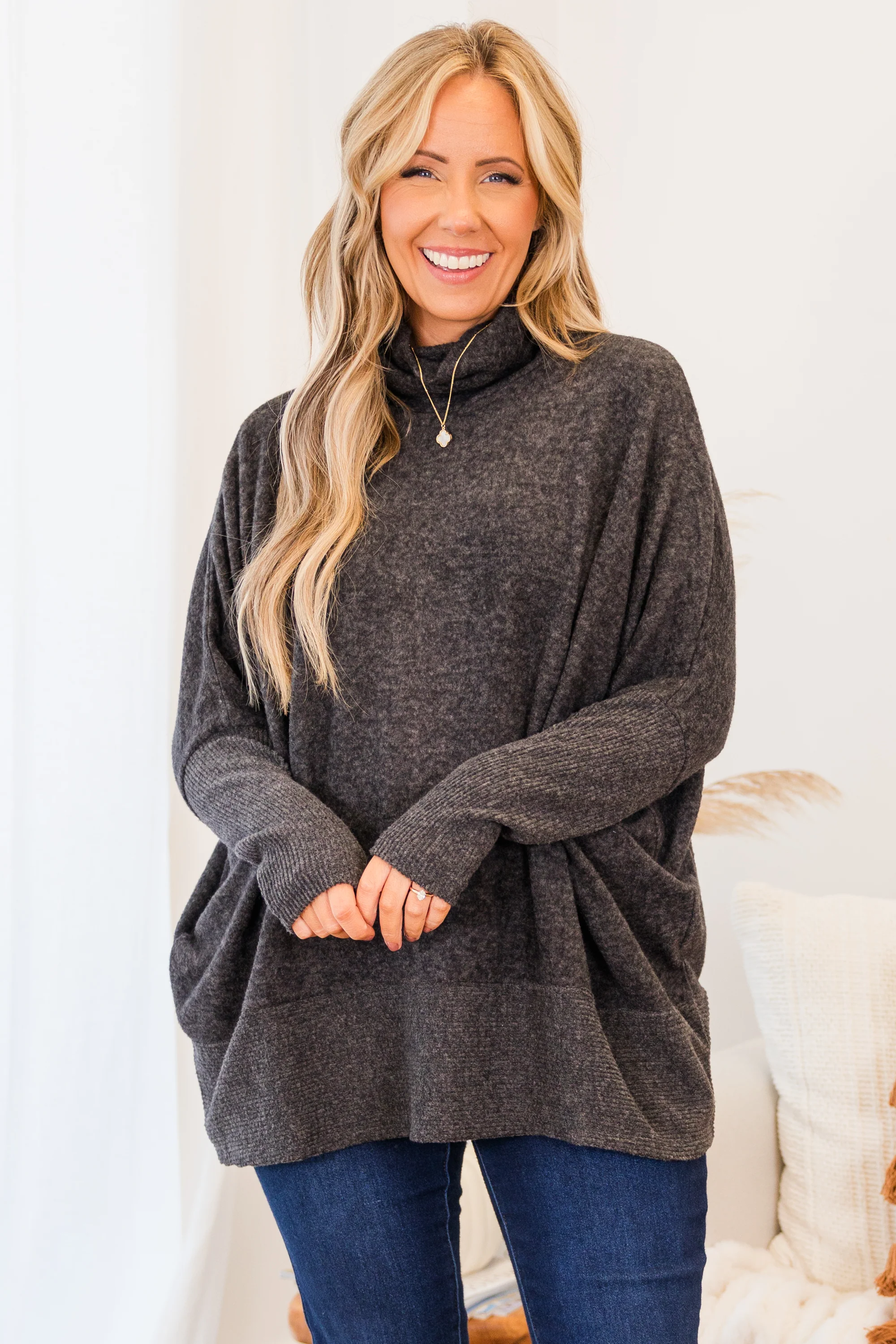 Mind Made Up On You Sweater, Black - Giverhouse