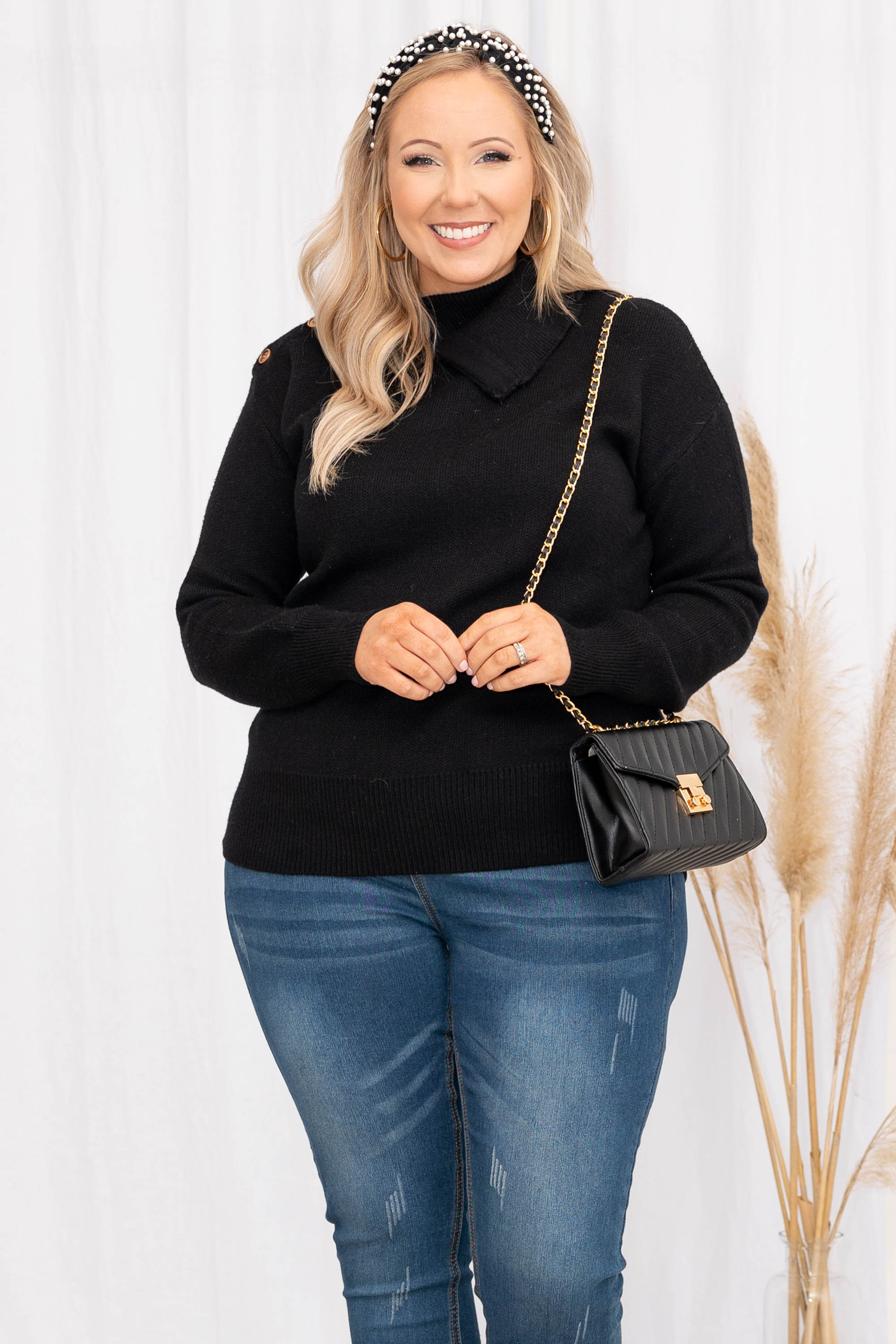 Gonna Love You Sweater, Black - Giverhouse