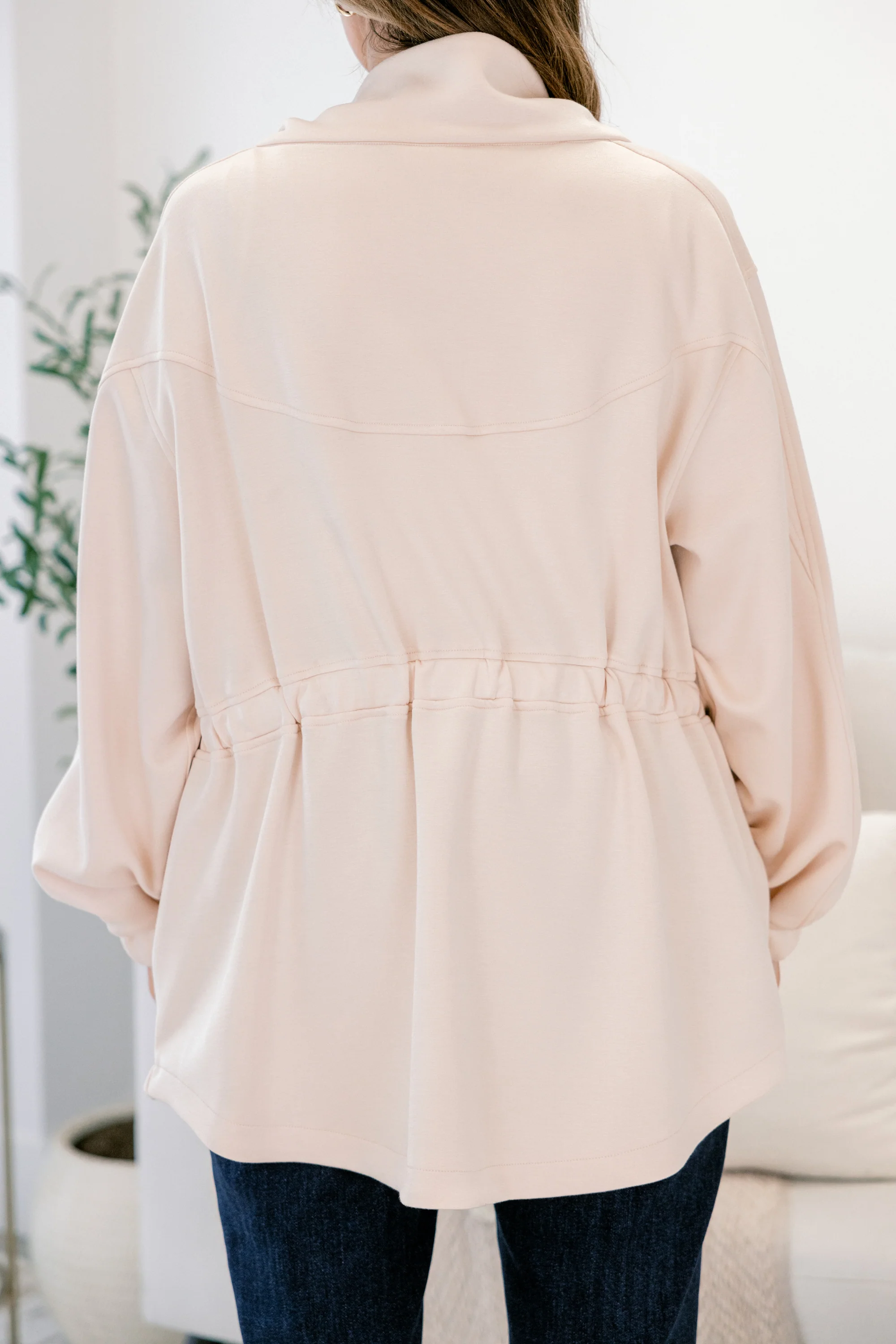 Step Up Jacket, Ivory - Giverhouse