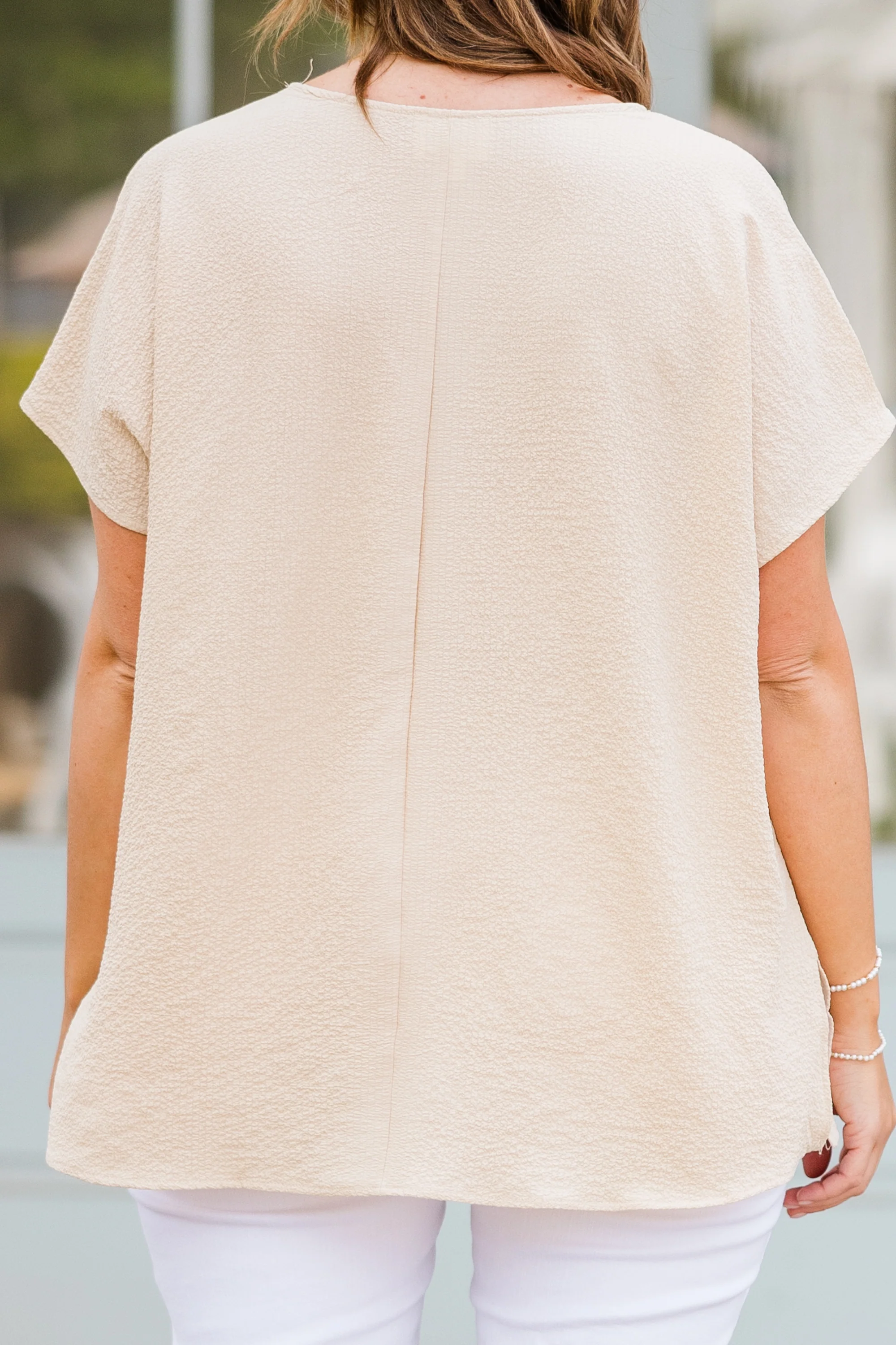 Our Oasis Top, Taupe - Giverhouse