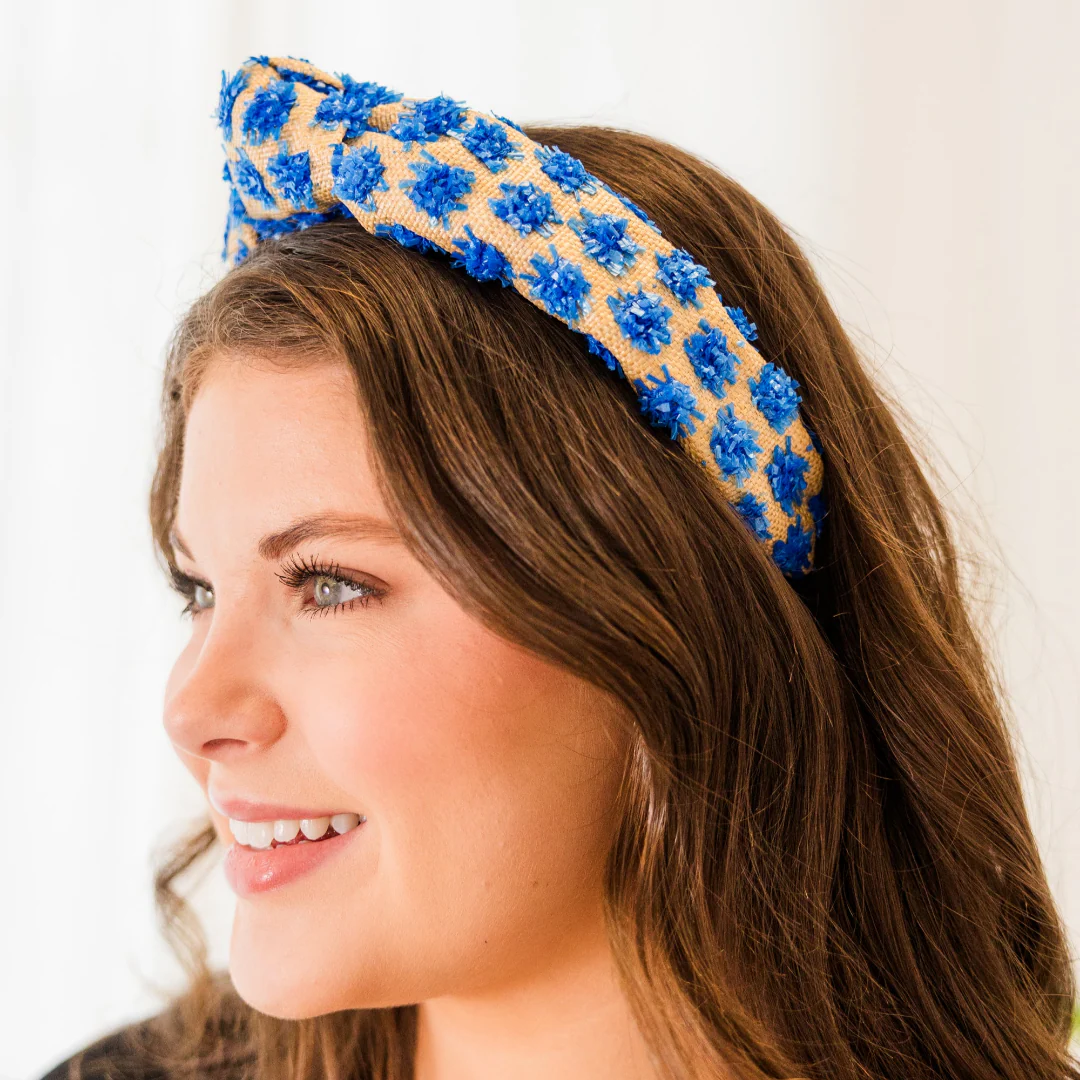 In For Some Fun Headband, Blue - Giverhouse