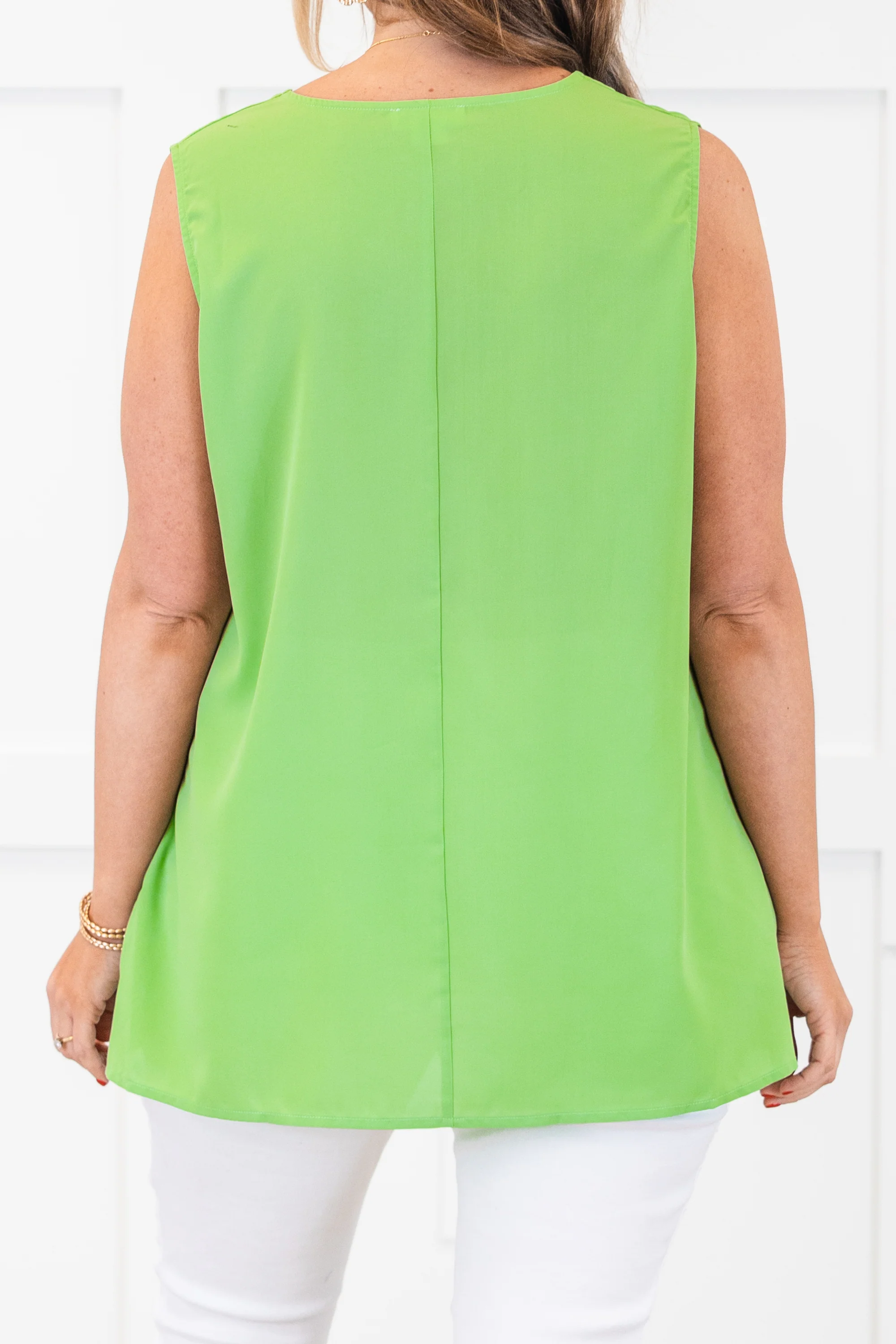 Embrace The Present Tank, Light Green - Giverhouse