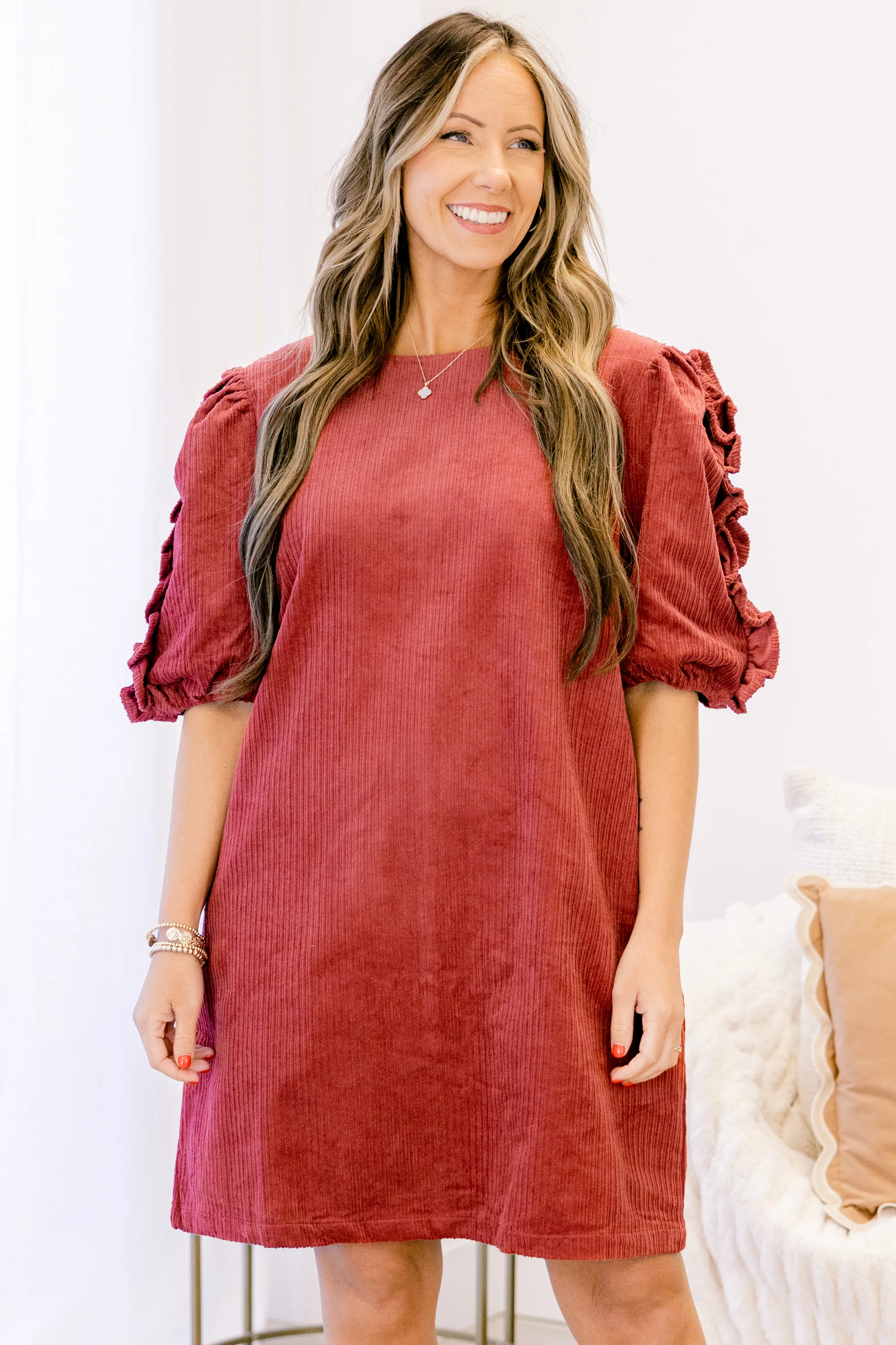 For The Moment Dress, Red - Giverhouse