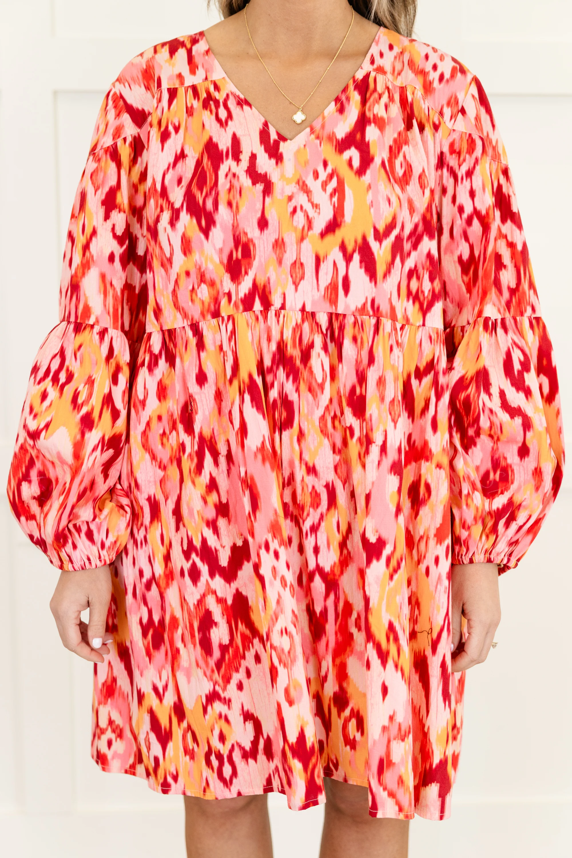 Happy All Weekend Dress, Magenta - Giverhouse