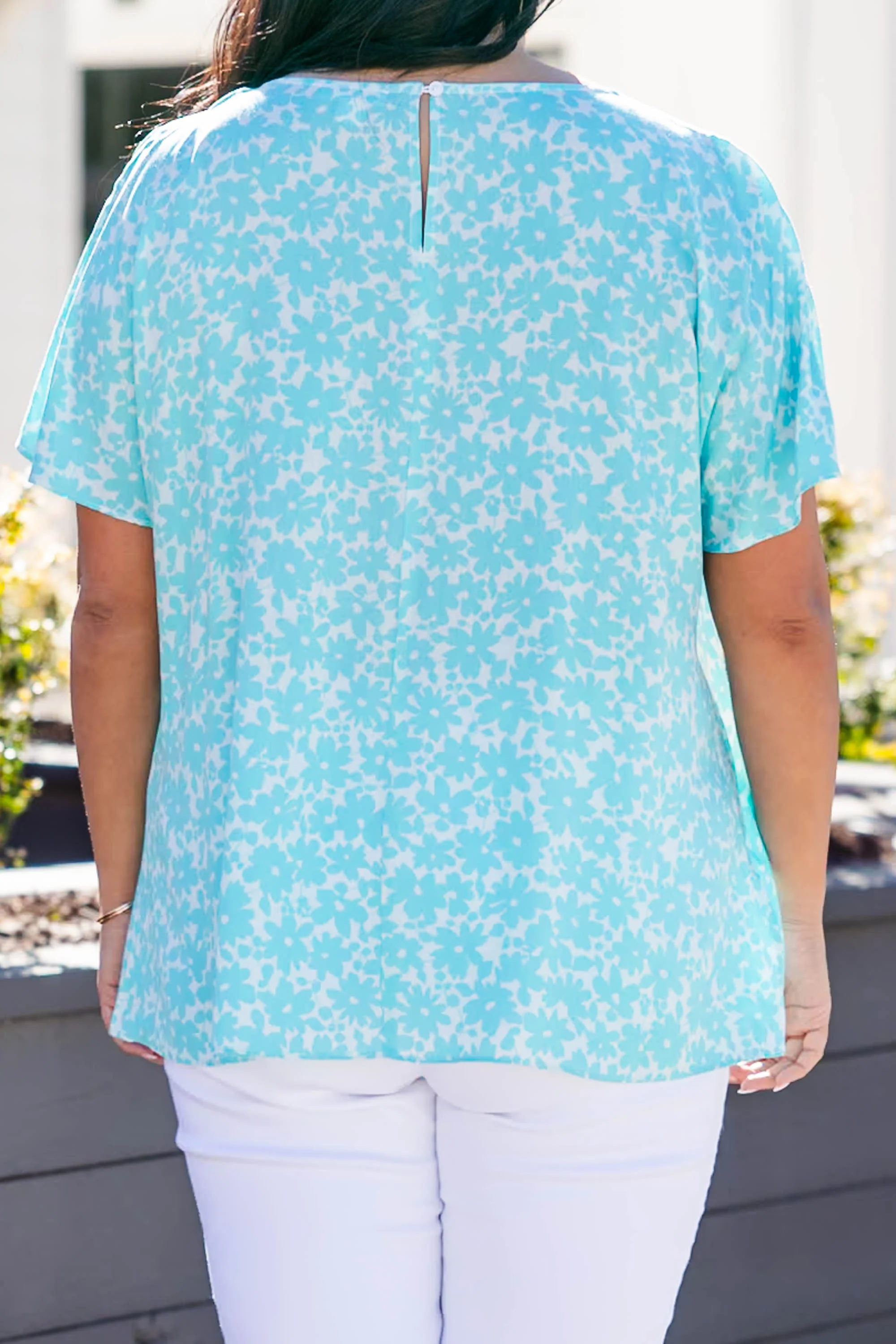 Unspoken Truths Top, Teal - Giverhouse