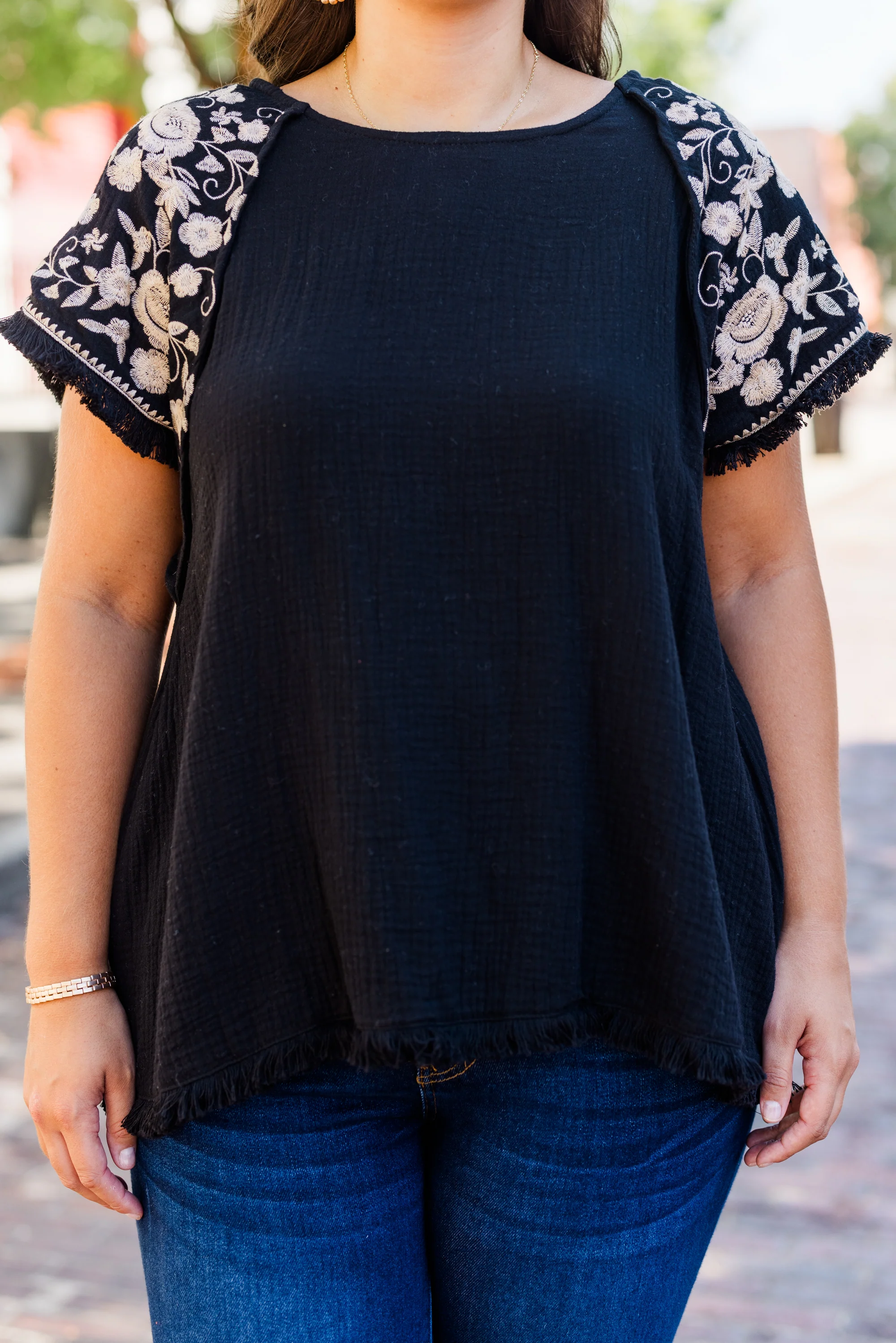 Dance All Night Top, Black - Giverhouse