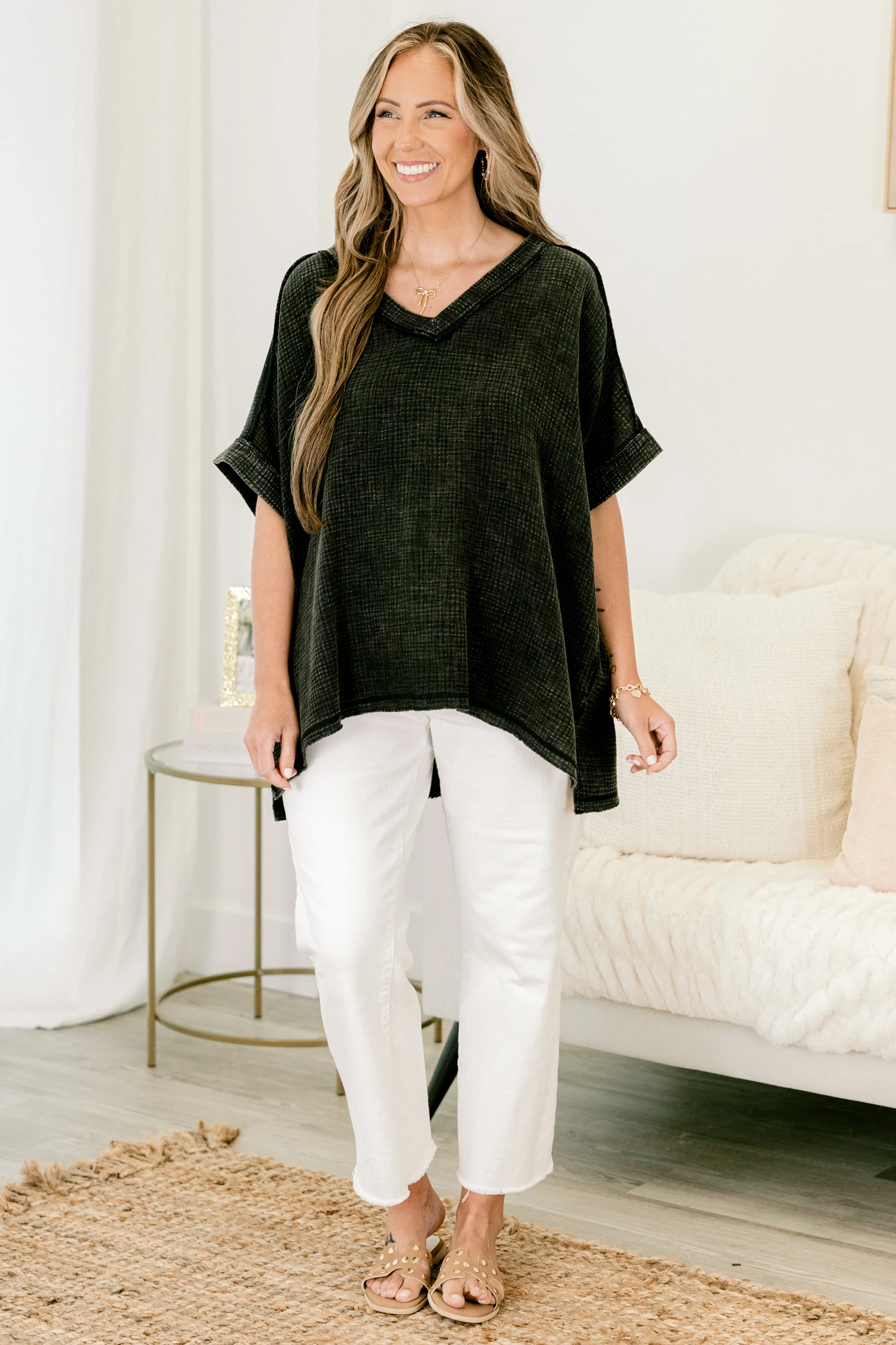 Love Like You Mean It Top, Ash Black - Giverhouse