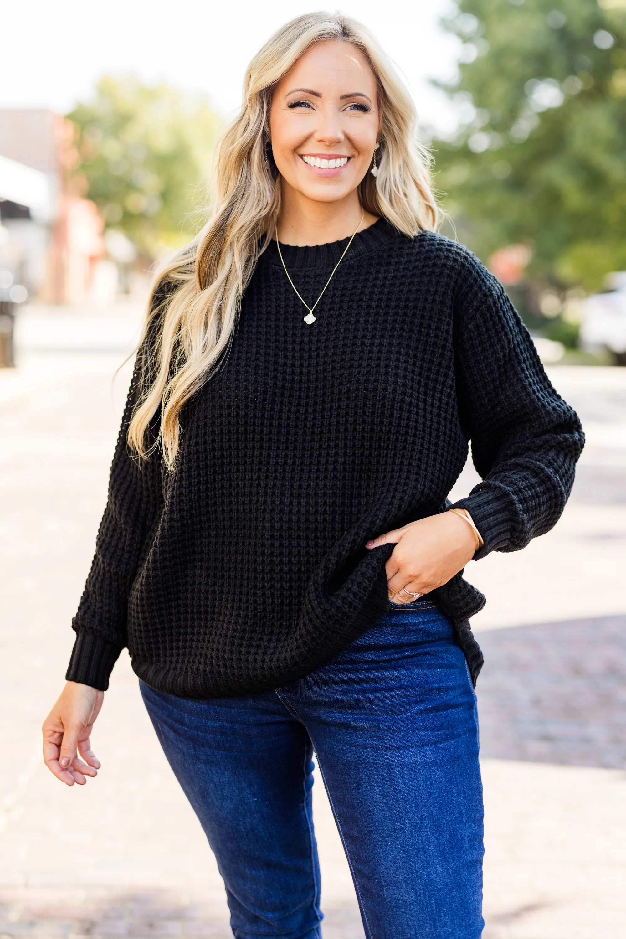 Everything We Loved Sweater, Black - Giverhouse