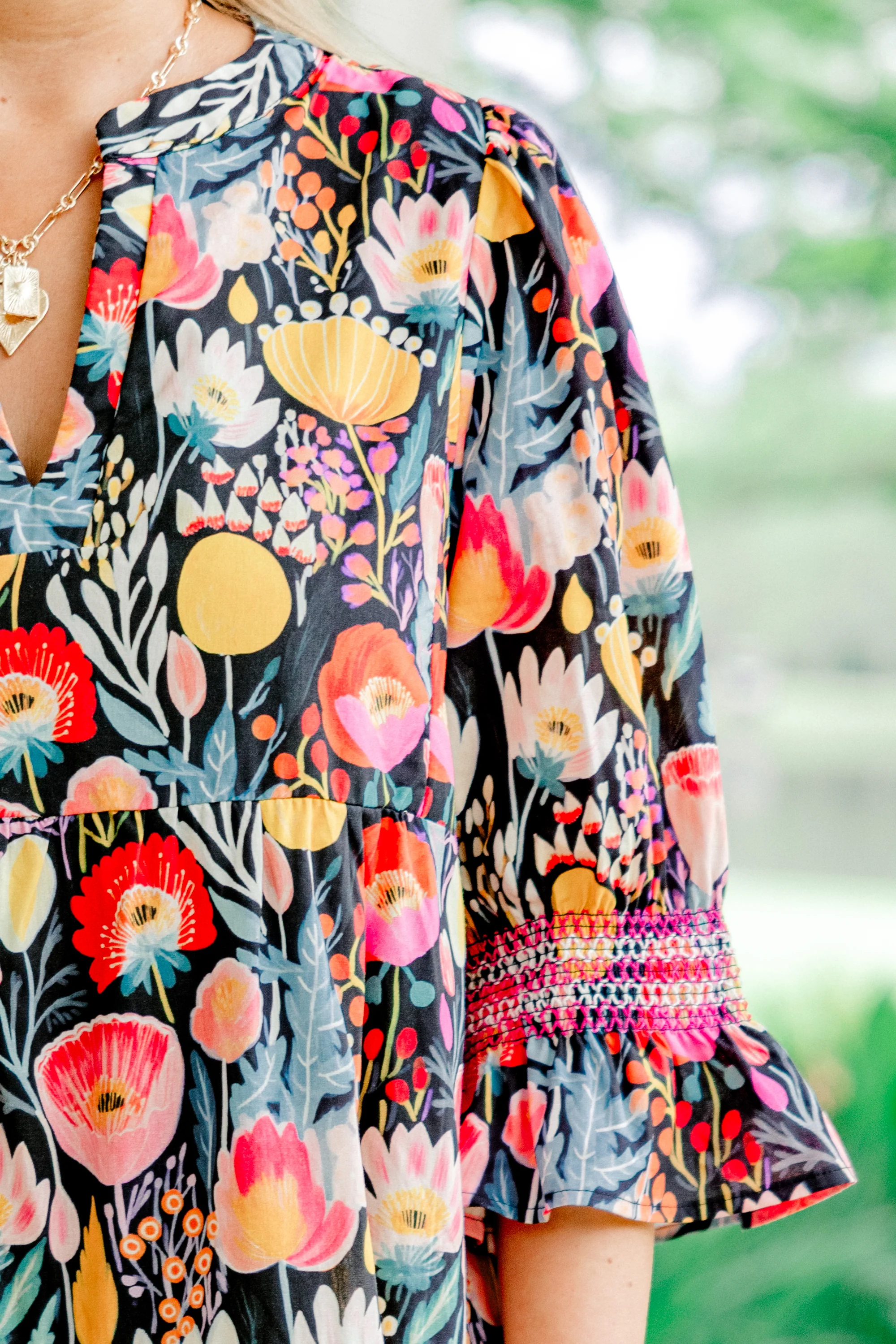 Sands Of Life Dress, Navy Floral - Giverhouse