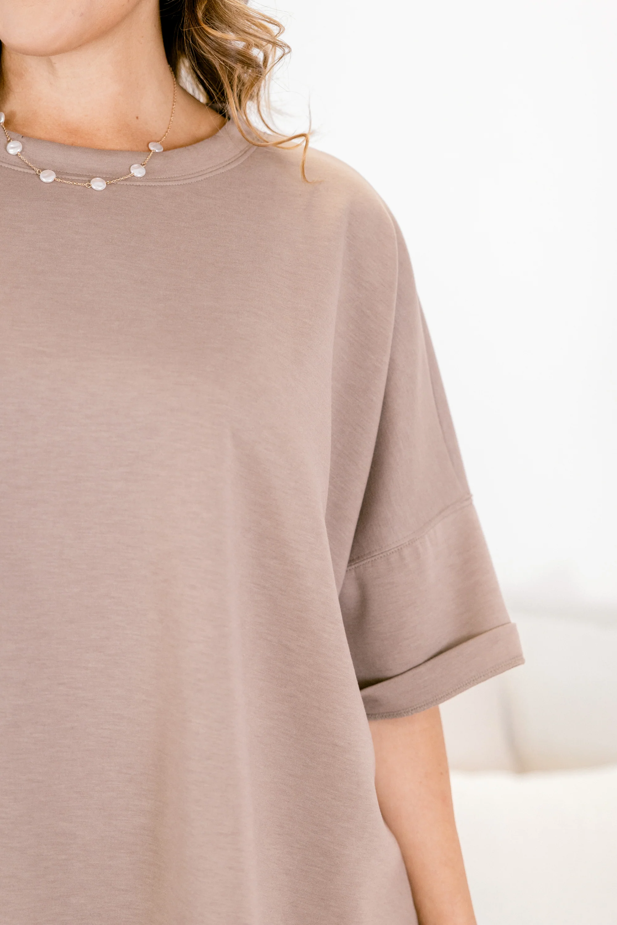 Comfortable Charm Top, Cocoa - Giverhouse