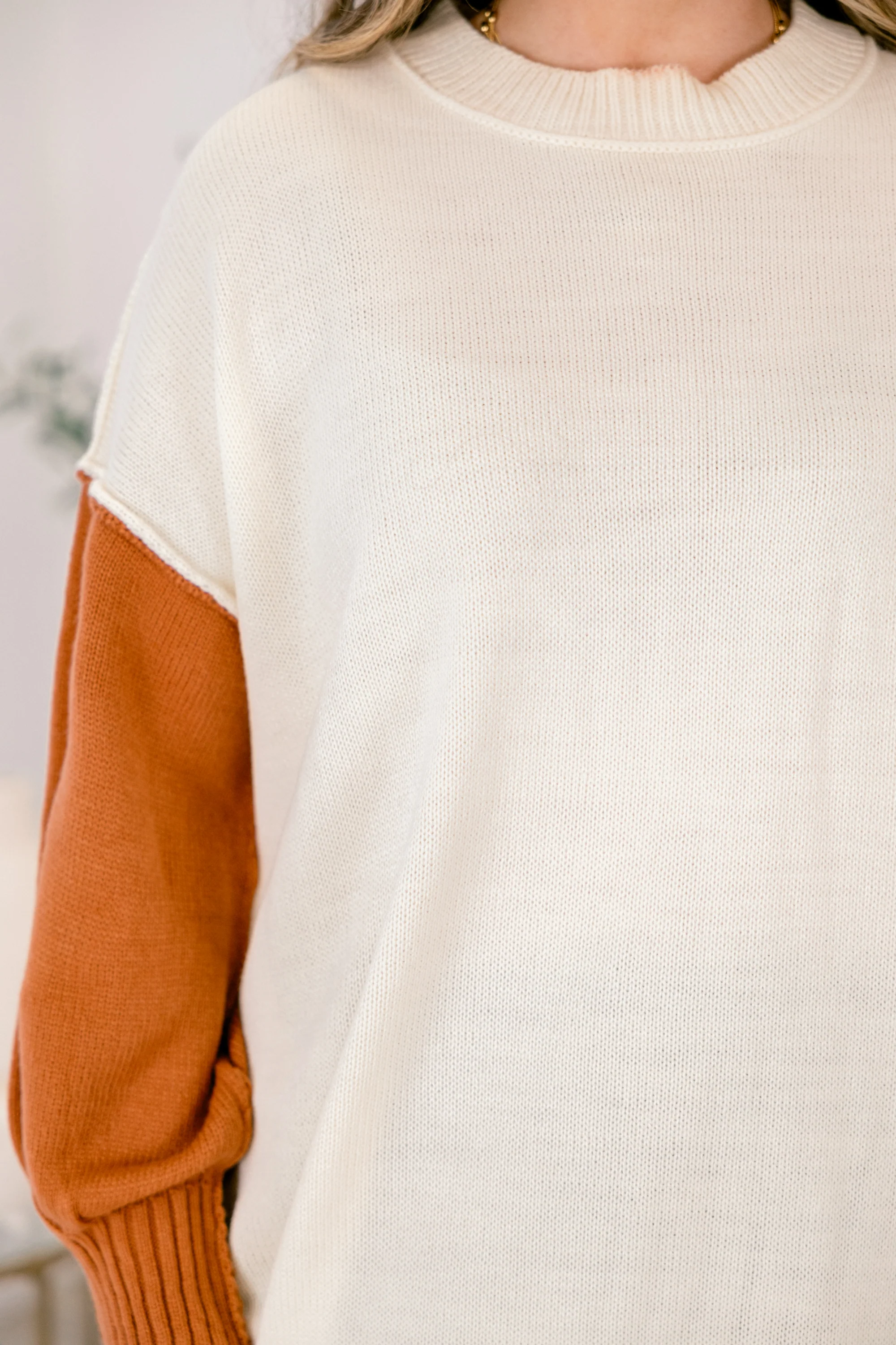 Cozy Days Coming Sweater, Taupe-Brown - Giverhouse