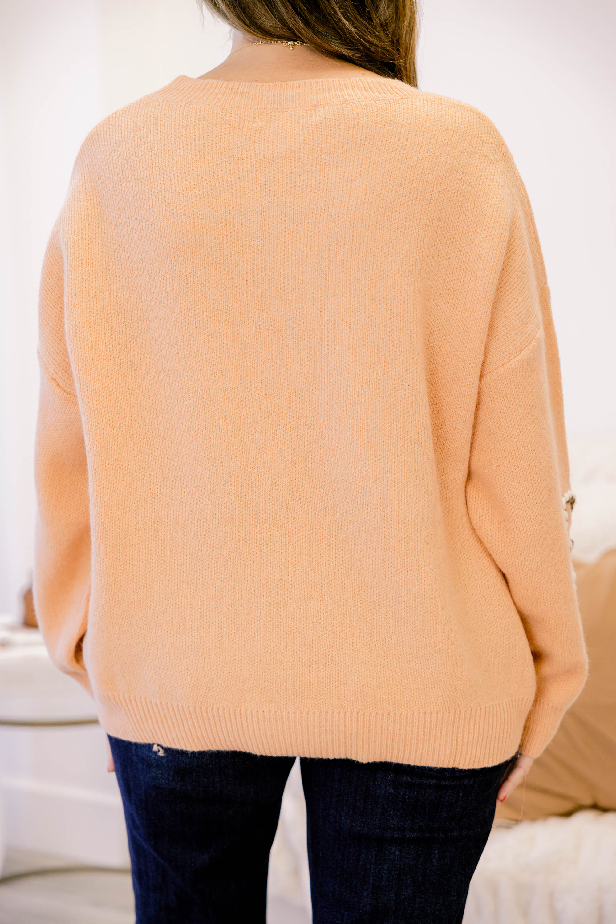 That's More Like It Sweater, Orange - Giverhouse