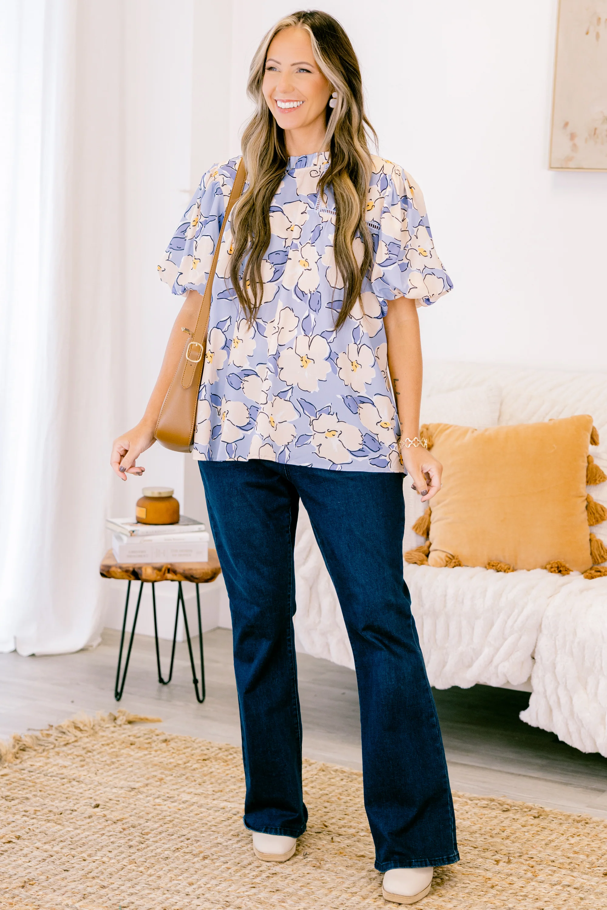 Focusing On Myself Top, Periwinkle - Giverhouse