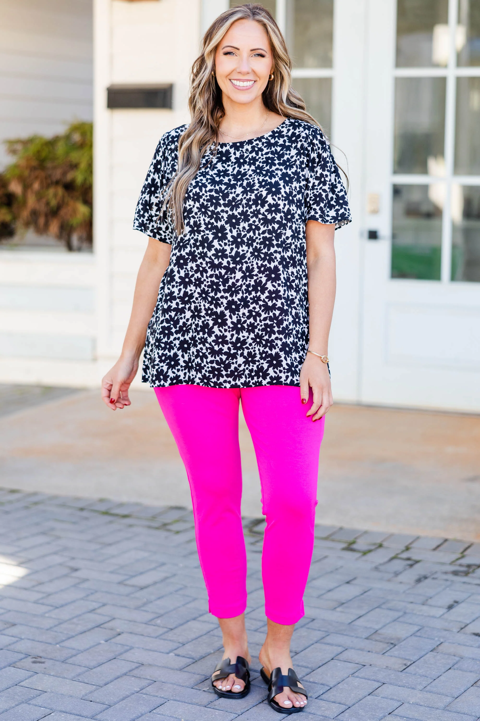 Strut Your Style Pants, Hot Pink - Giverhouse