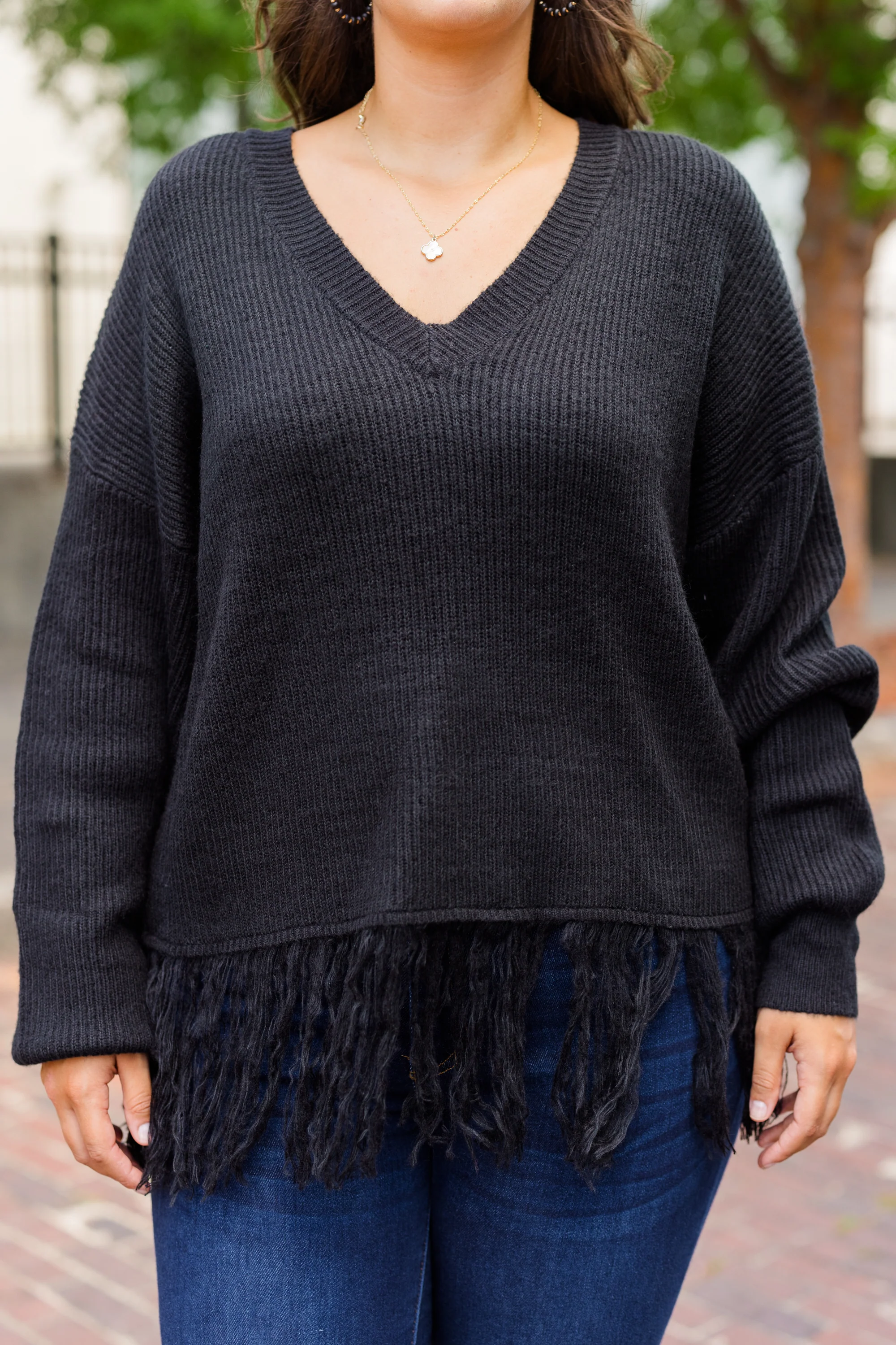 Where The Night Takes Us Sweater, Black - Giverhouse