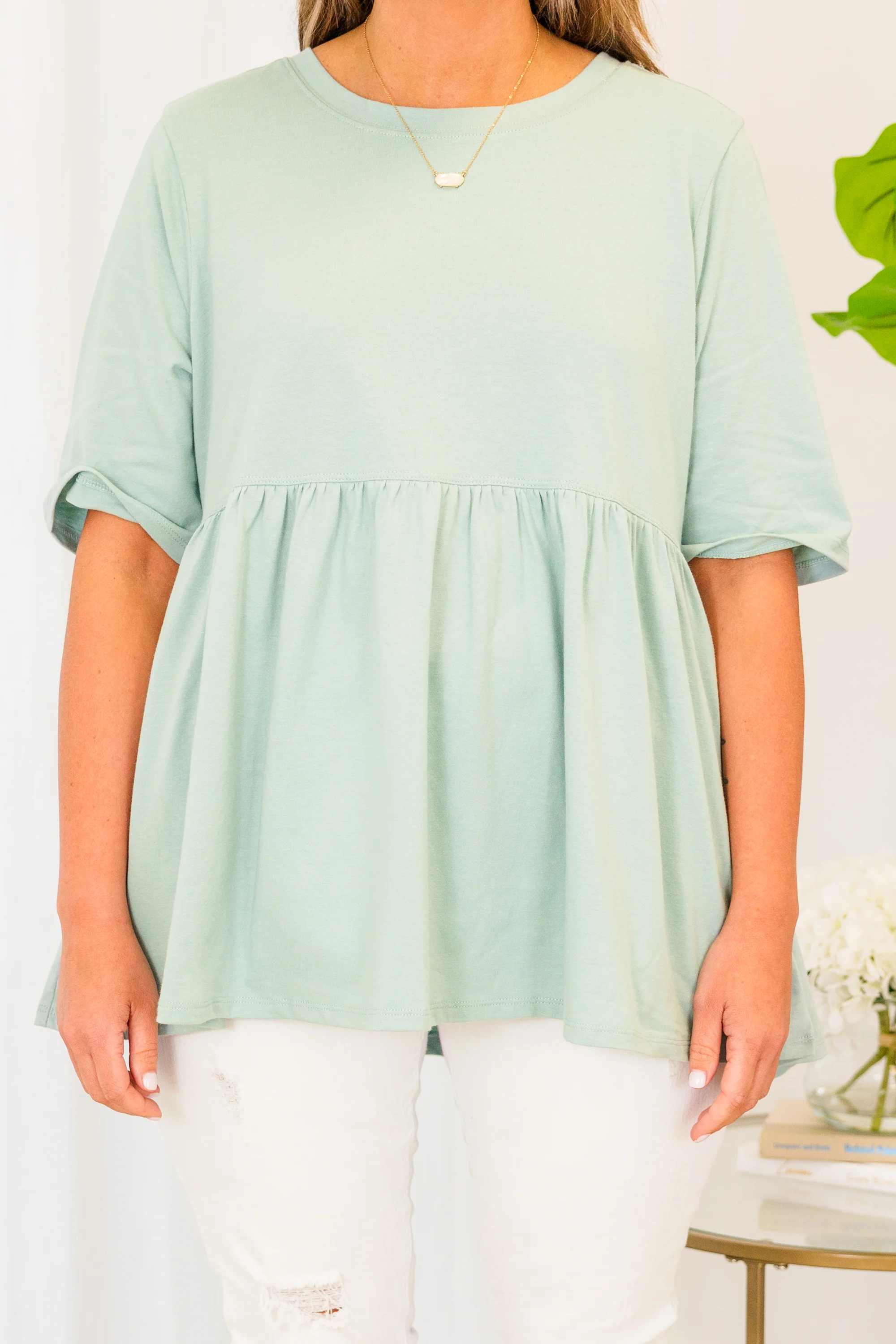 Fearless Soul Top, Light Green - Giverhouse