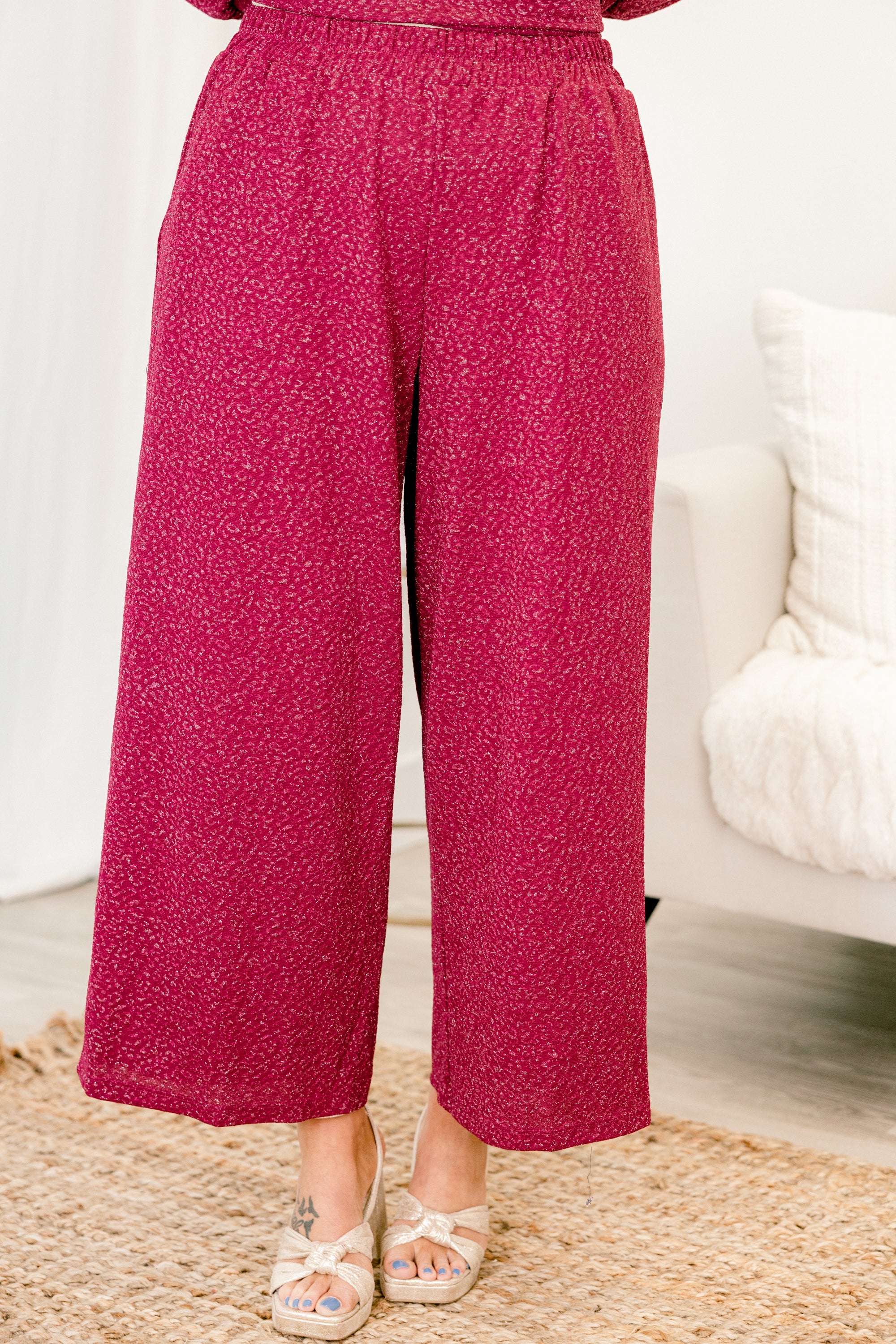 Always Glam Season Pants, Magenta - Giverhouse
