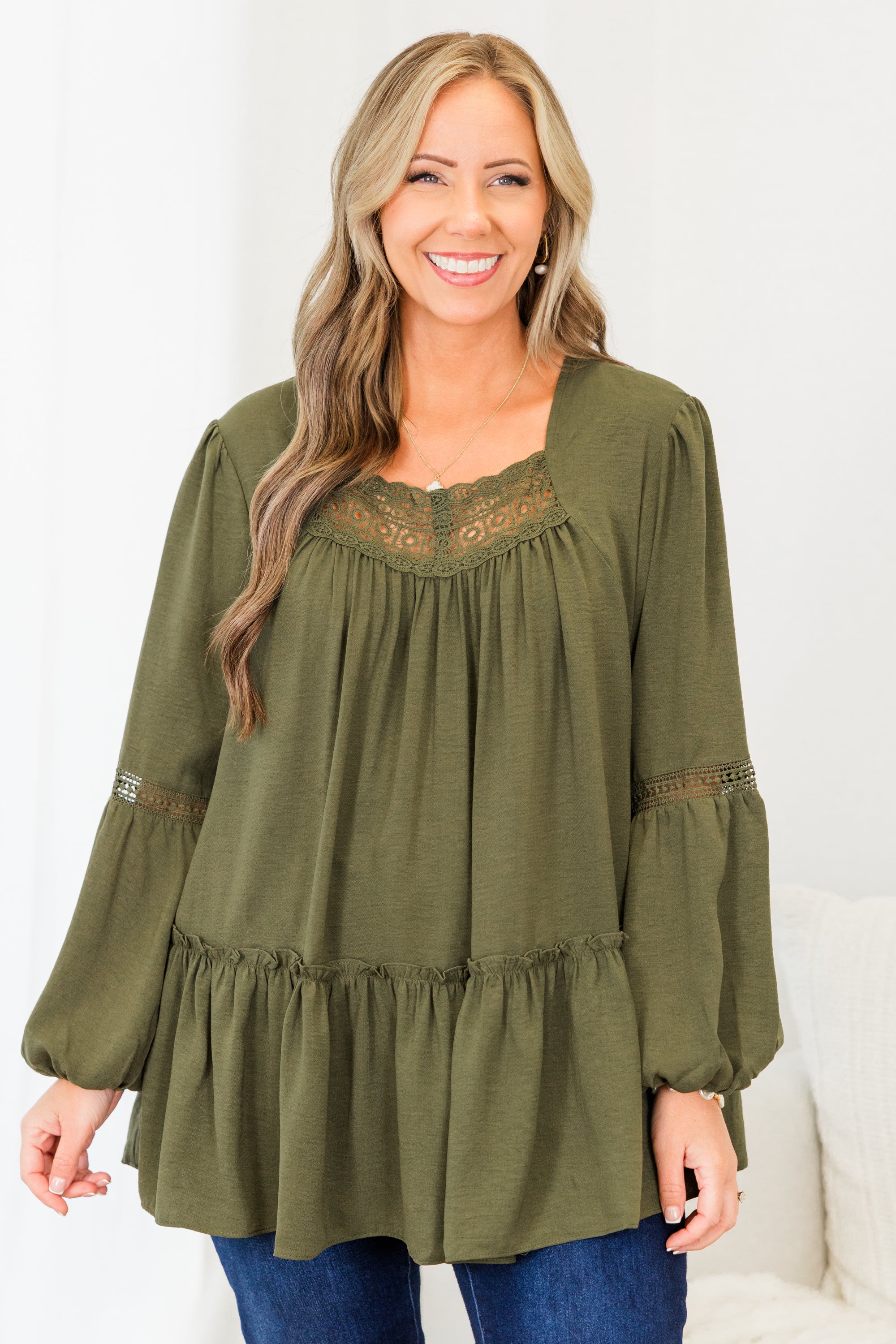 Words Of Affirmation Top, Green - Giverhouse