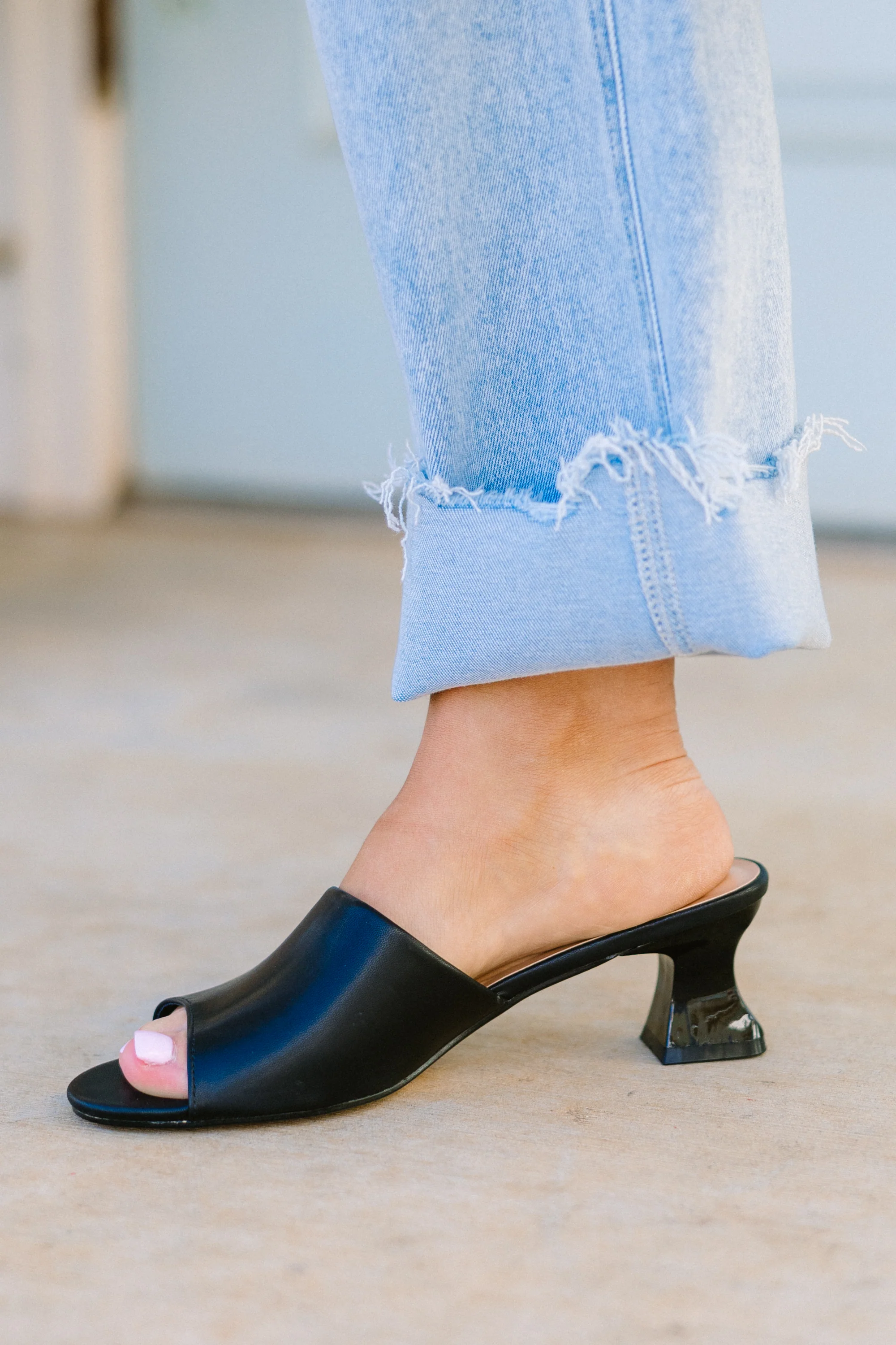 Turn The Lights Back On Heels, Black - Giverhouse