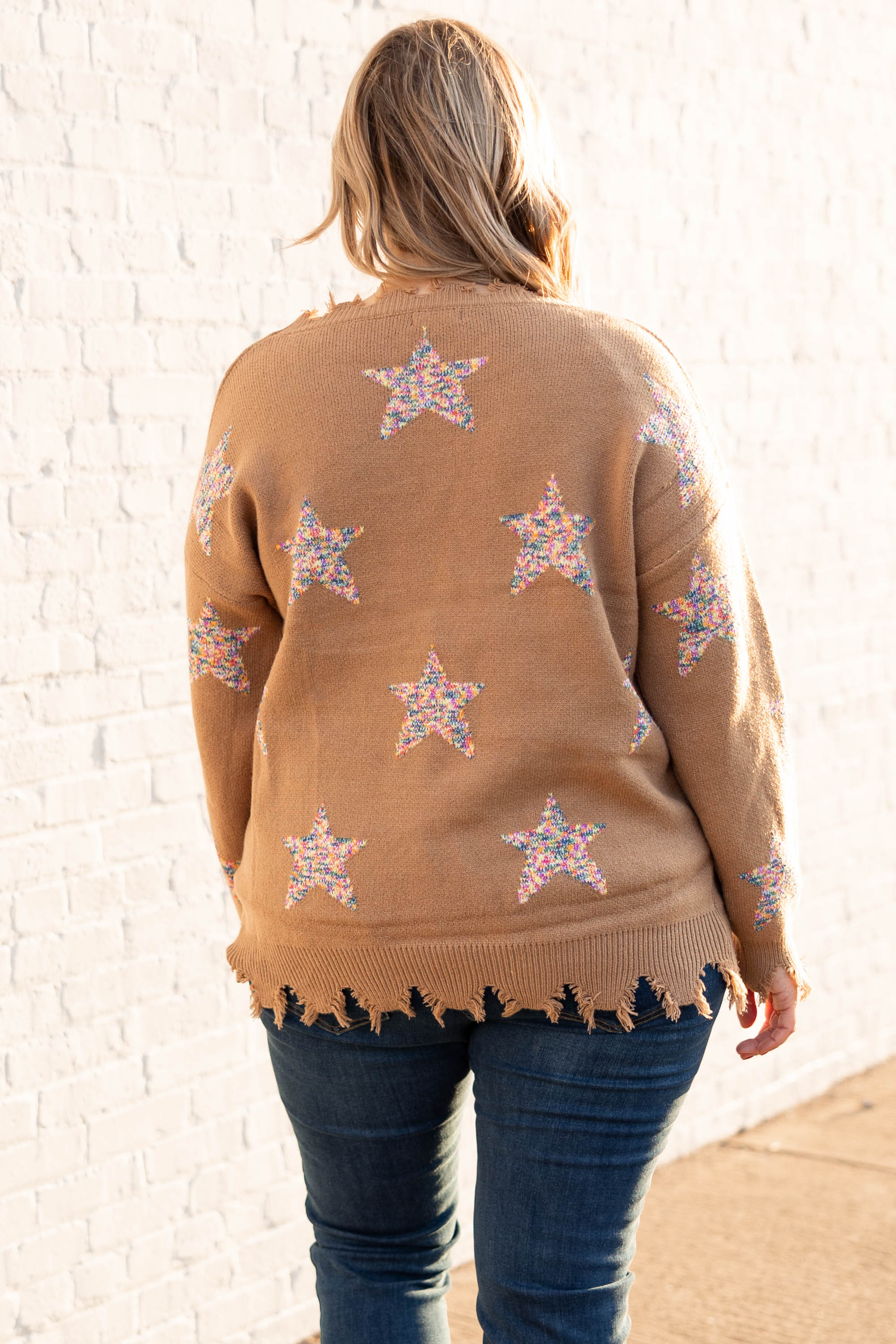 Starlight Swooning Sweater, Camel - Giverhouse