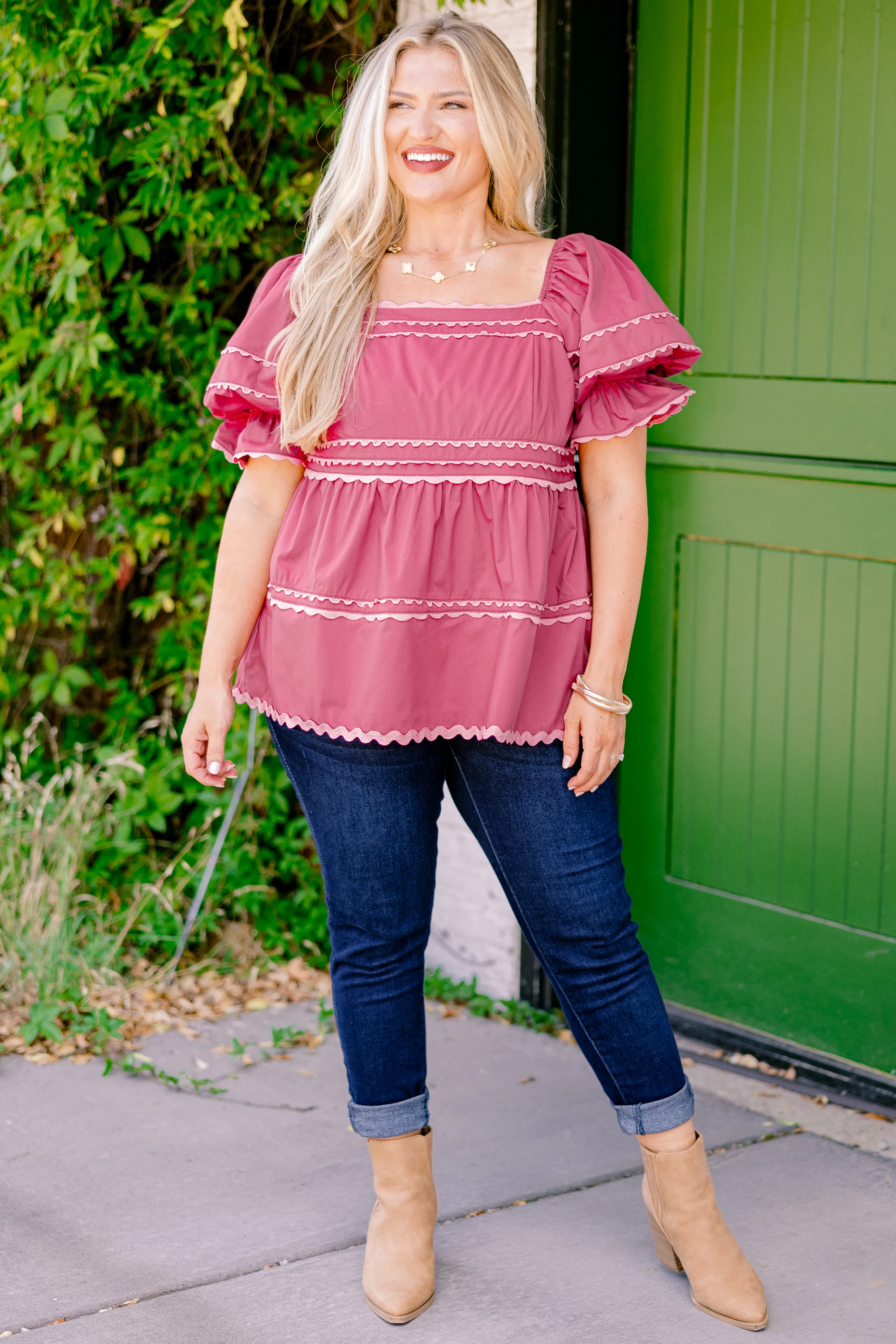 Stellar Beauty Top, Pink - Giverhouse