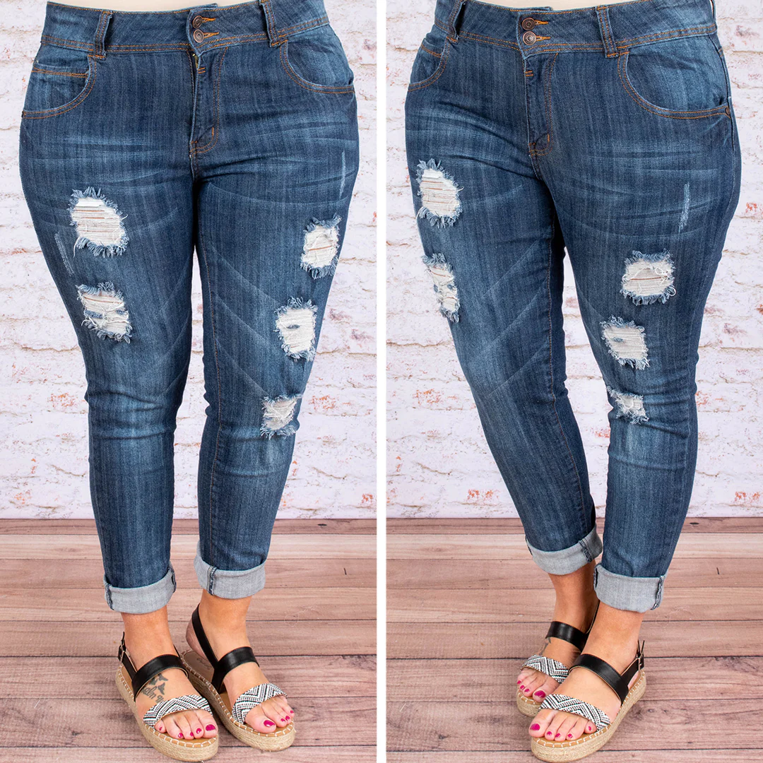 Don't Know How To Act Jeans, Blue - Giverhouse