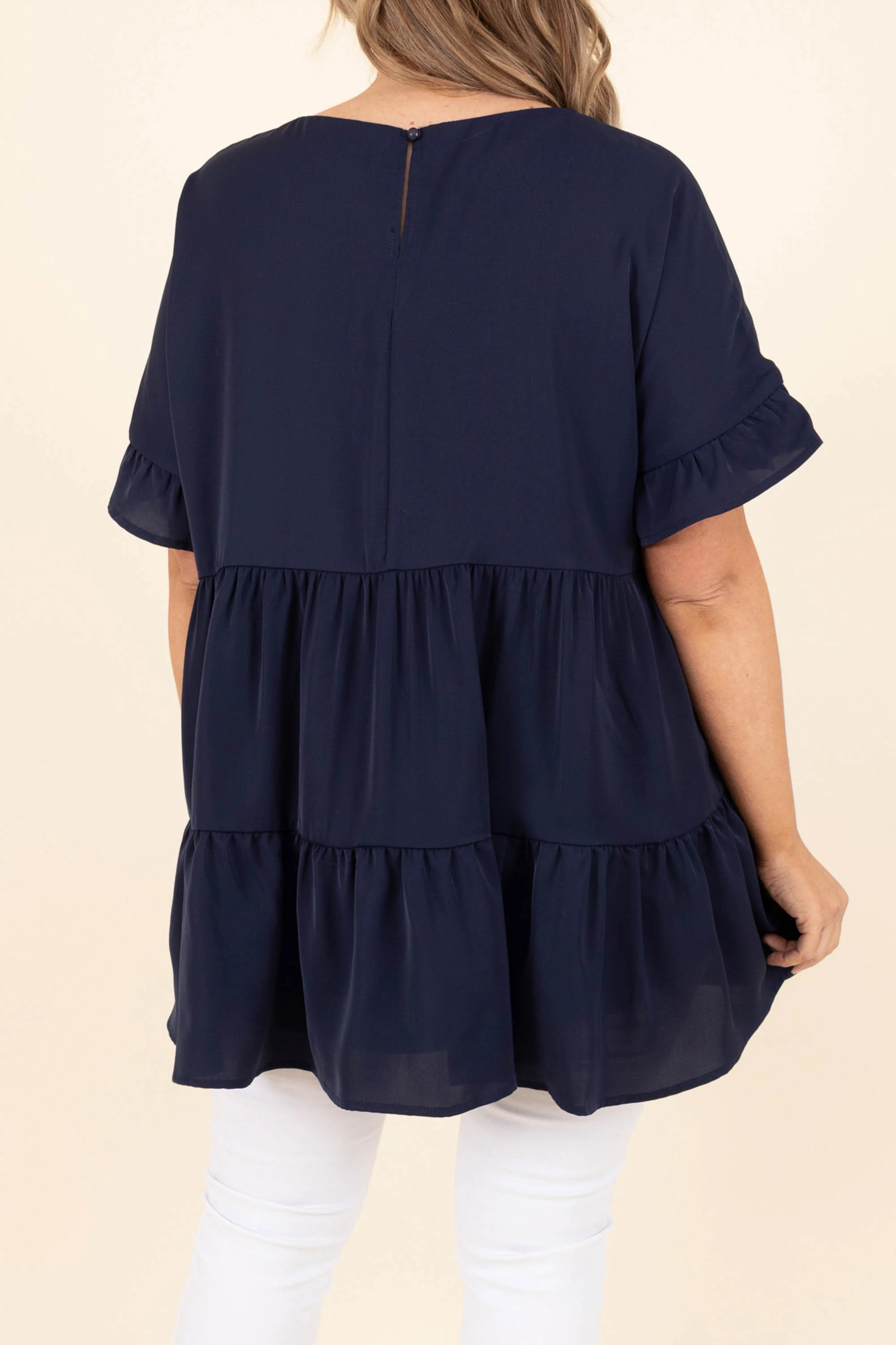 Only In Your Dreams Top, Navy - Giverhouse