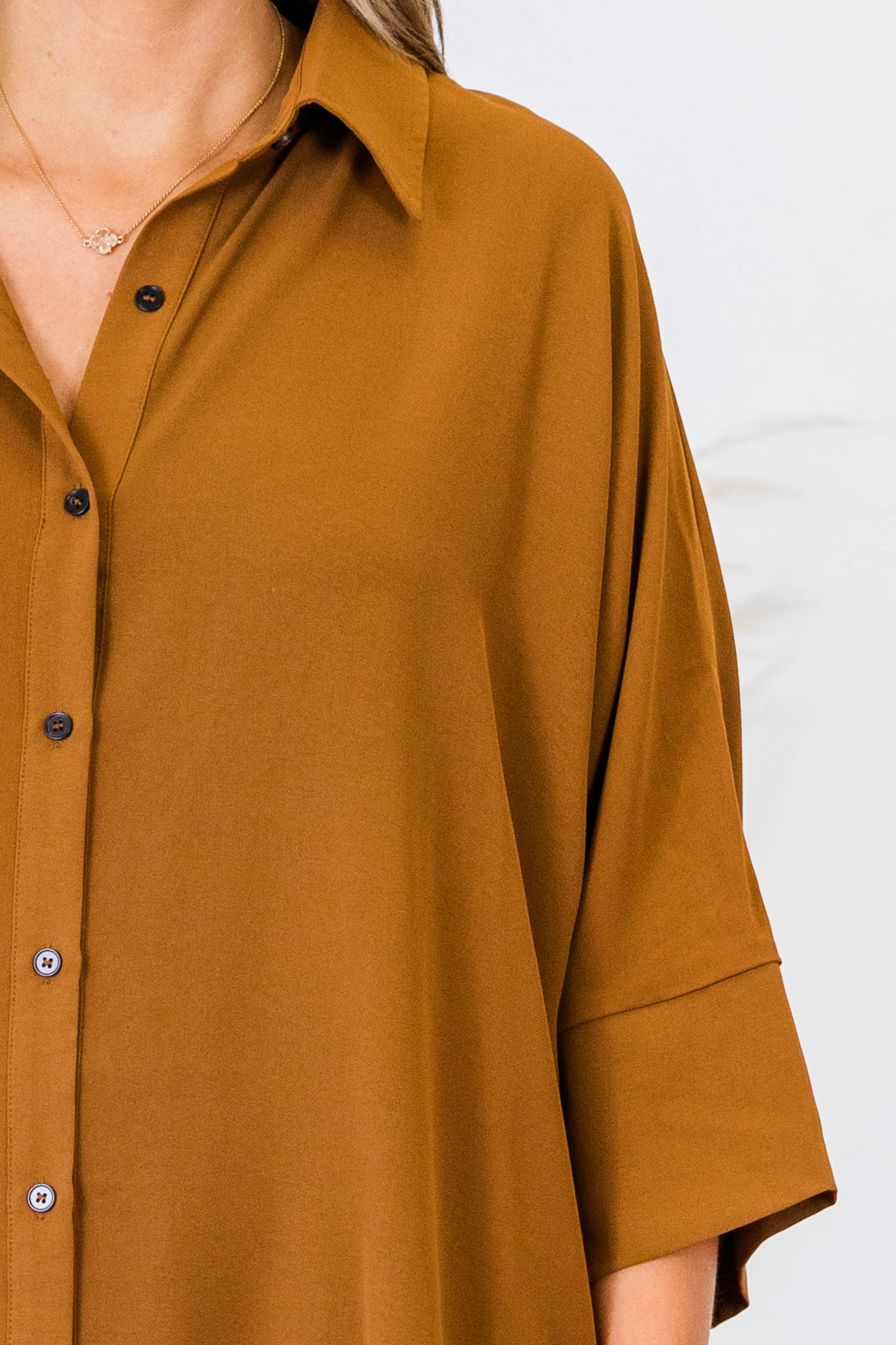 Working Babe Top, Brown - Giverhouse