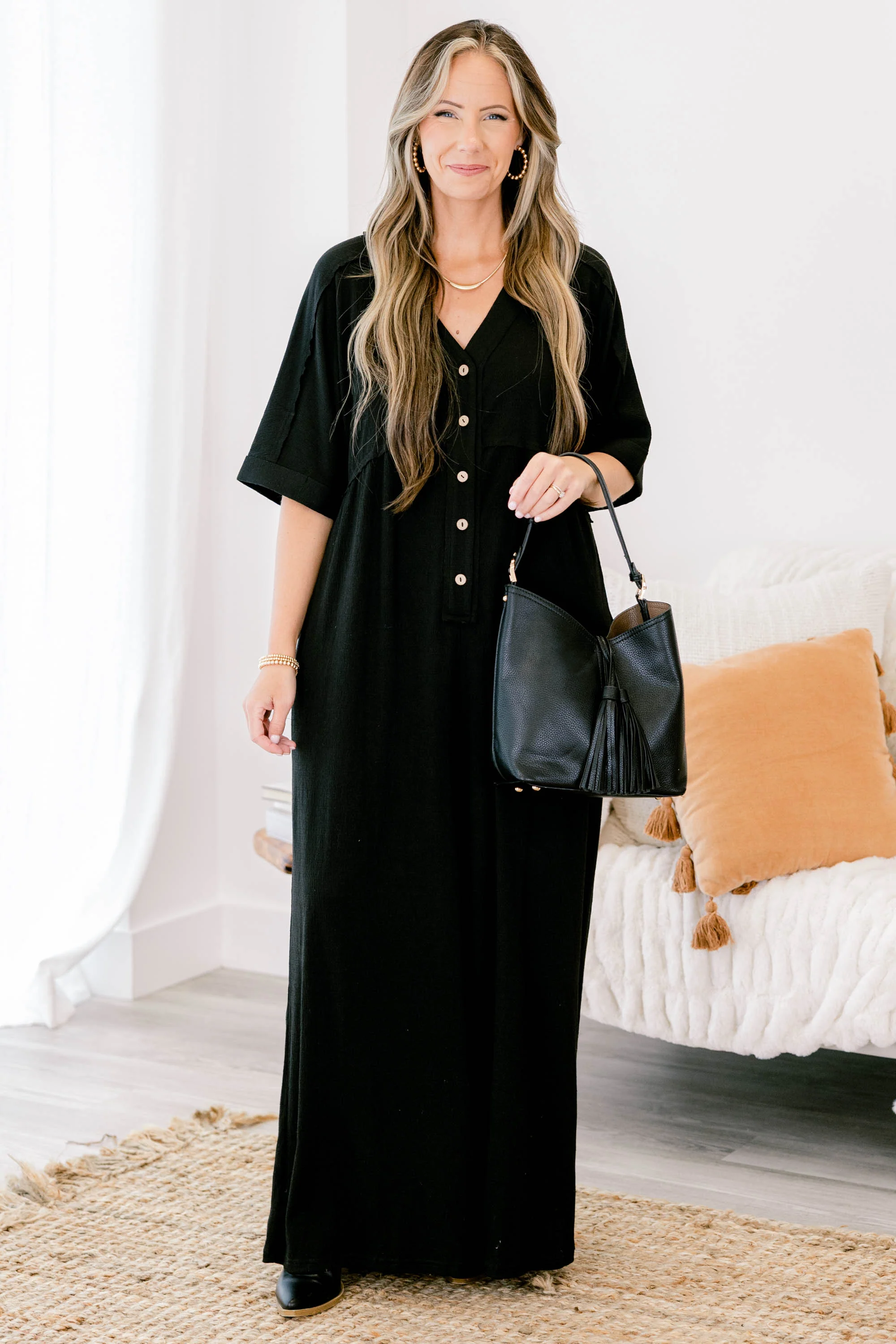 All Clear Jumpsuit, Black - Giverhouse