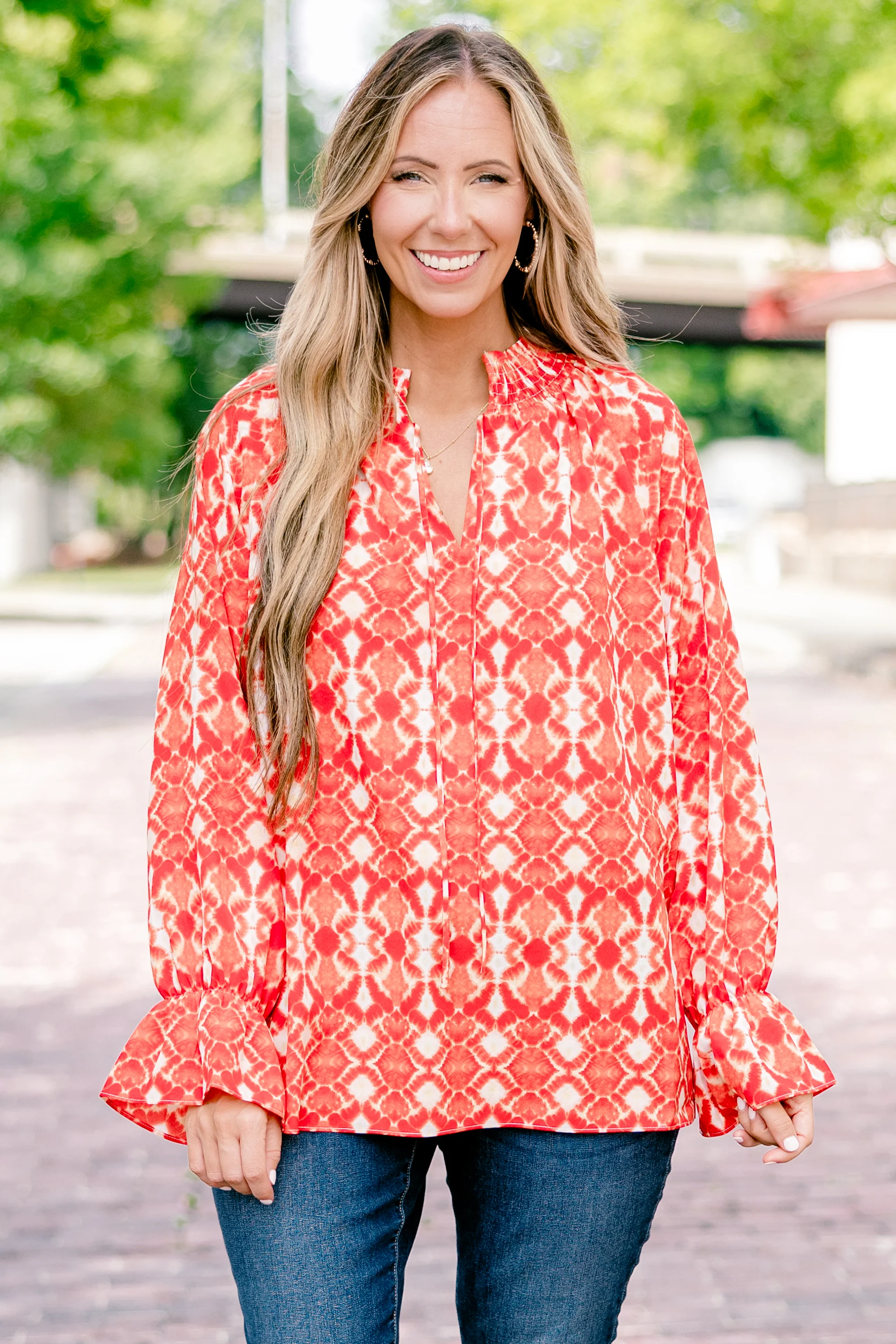 Finding The Courage Top, Rust - Giverhouse