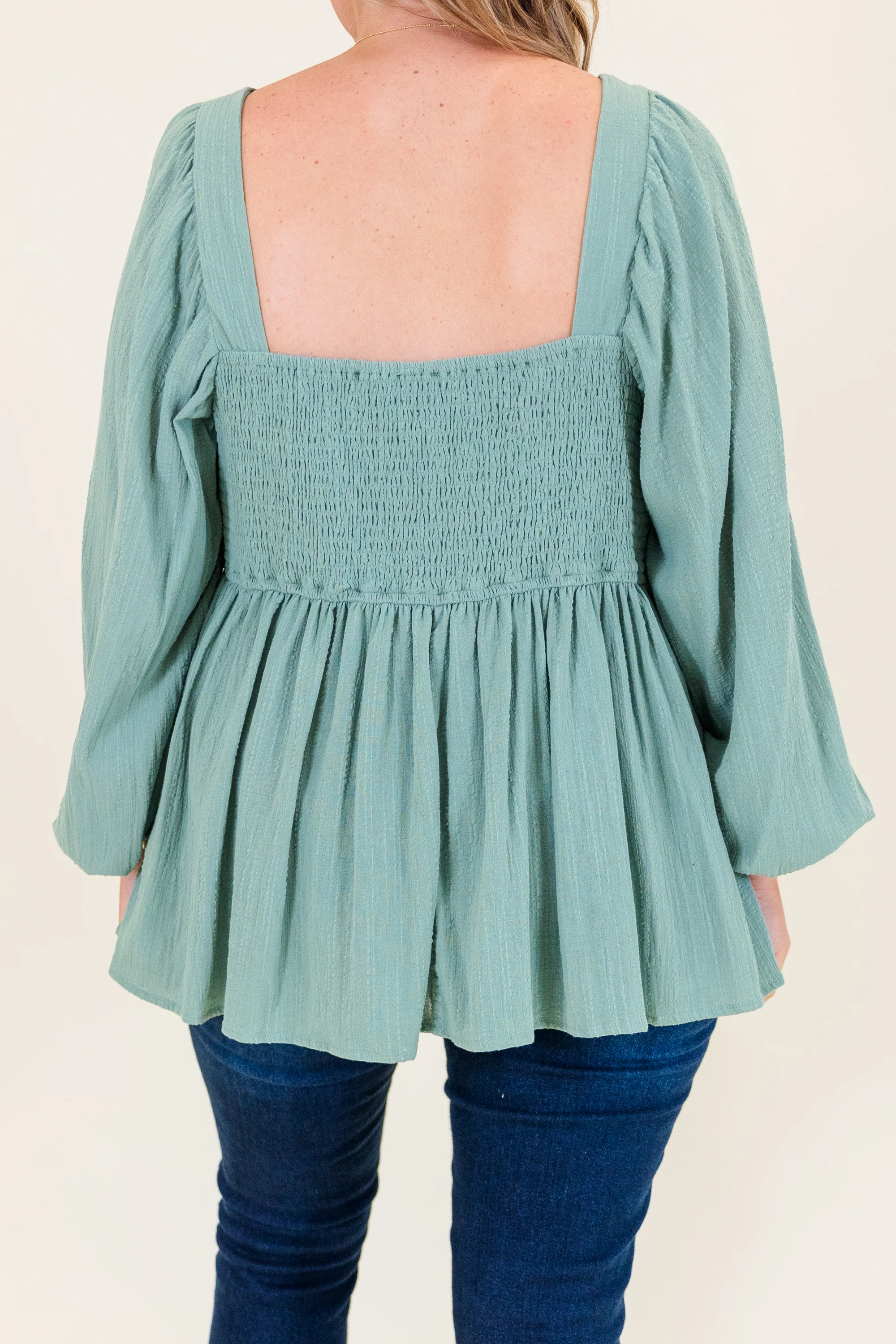 Lovin' On You Top, Seafoam - Giverhouse