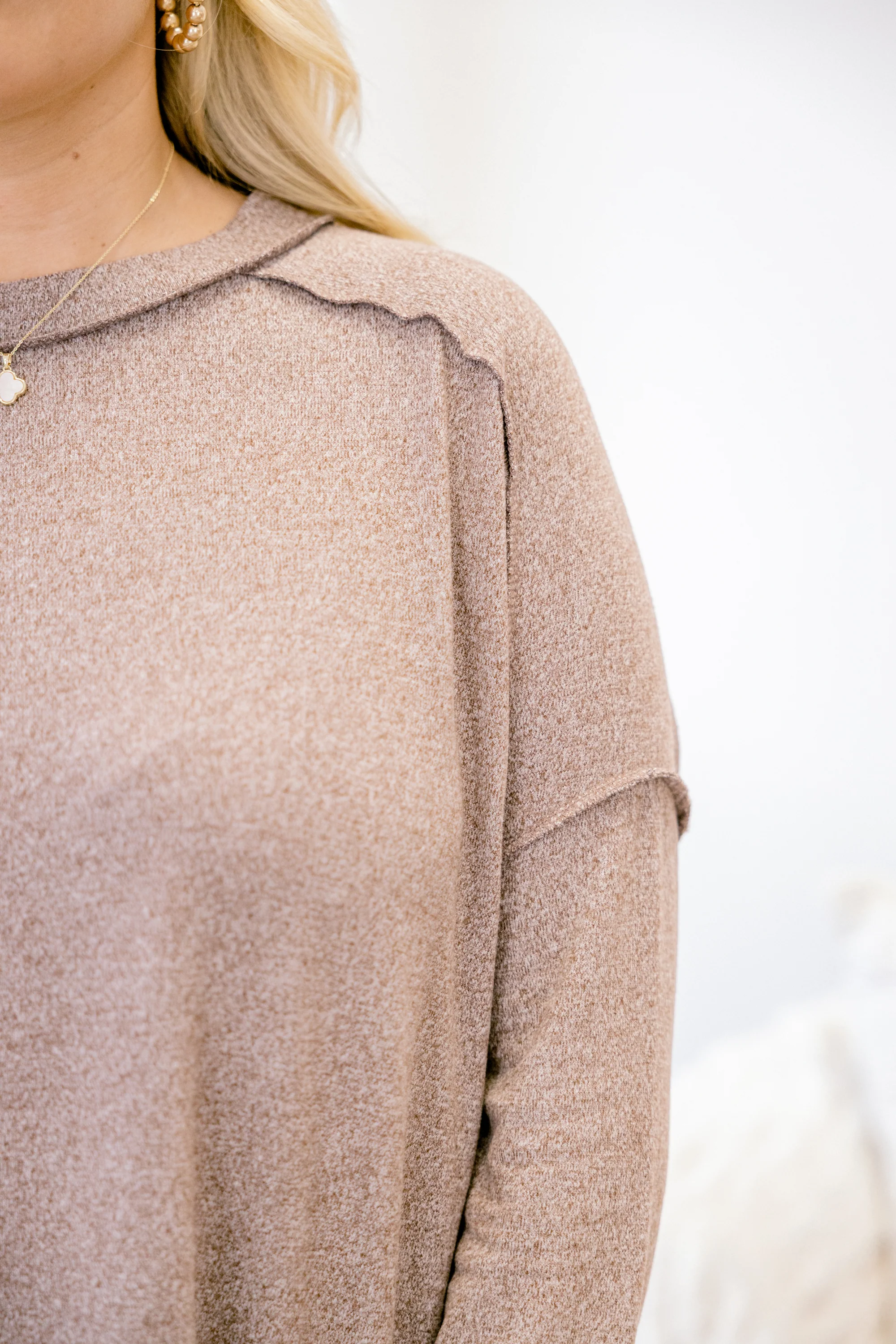 Like It's Nothing Top, Brown - Giverhouse