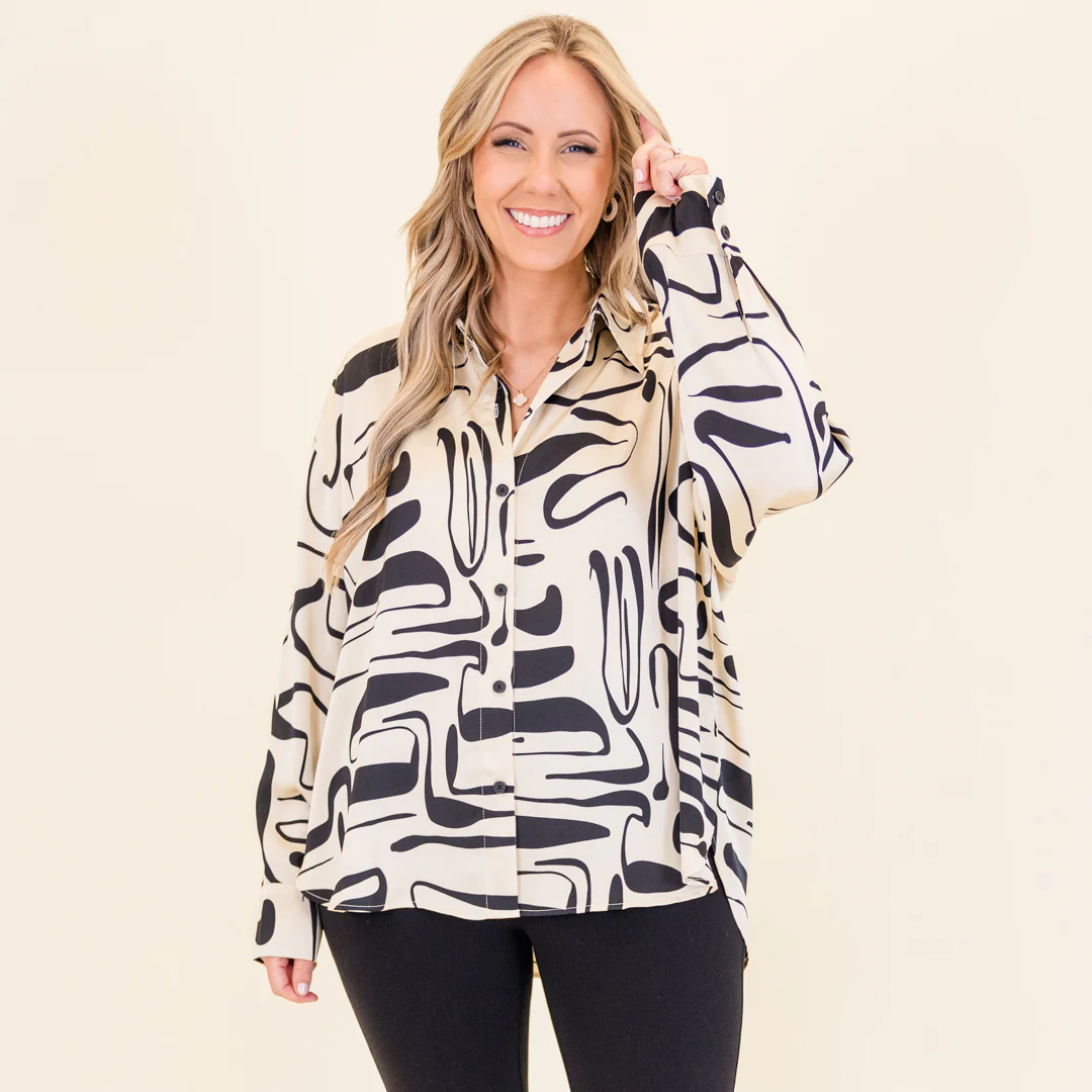 Midnight City Top, Cream - Giverhouse