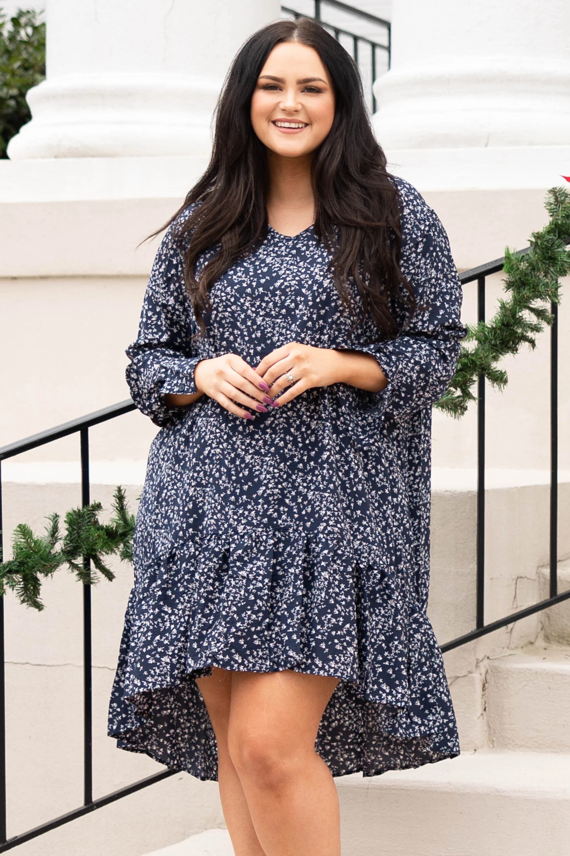 My Inner Beauty Dress, Navy - Giverhouse