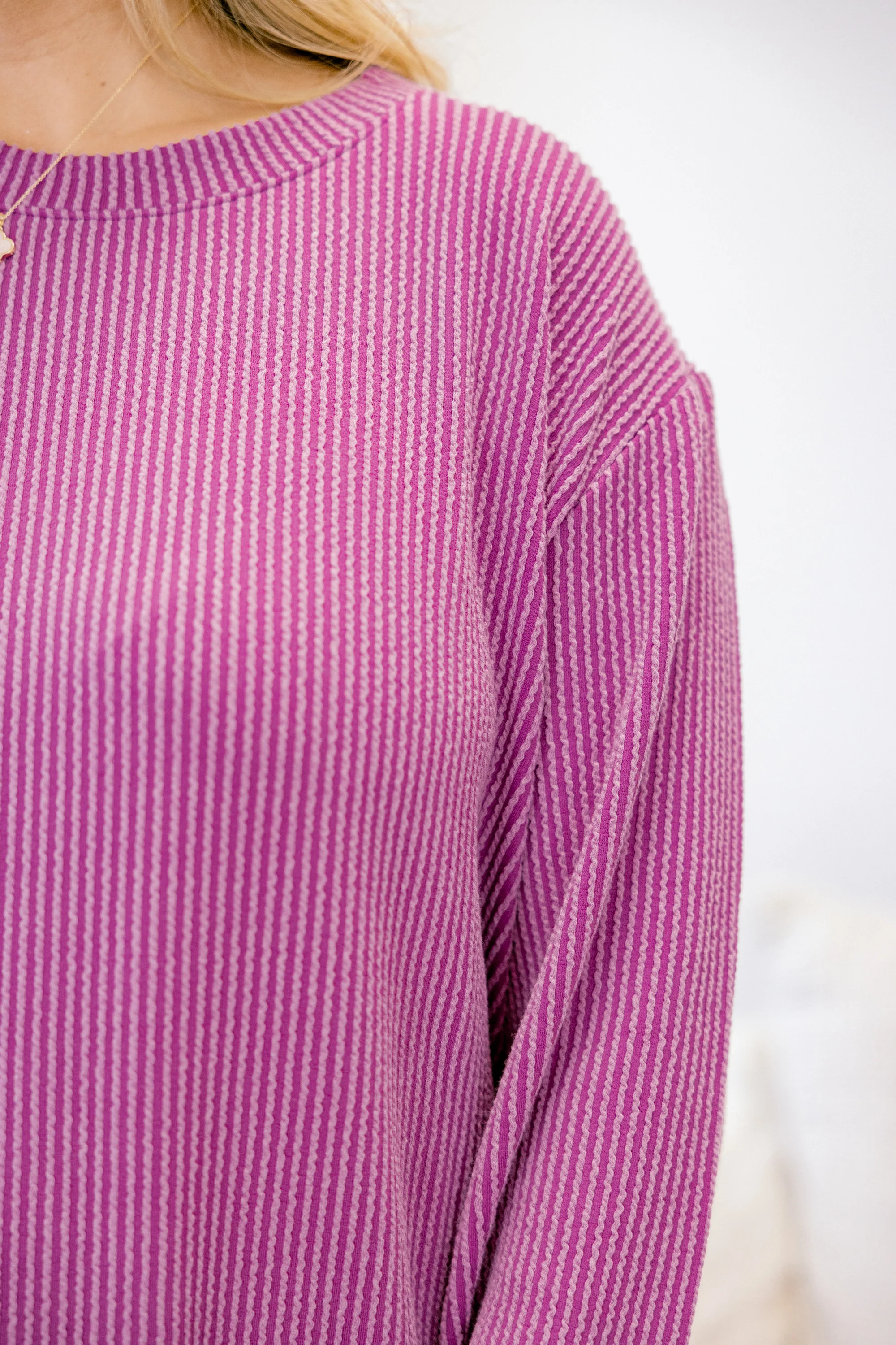 Come Back Around Top, Light Plum - Giverhouse