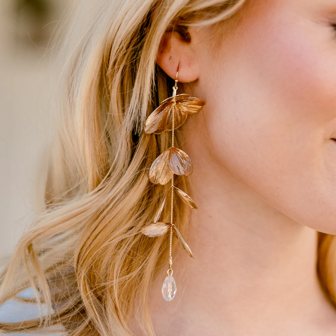 Let's Get Started Earrings, Gold - Giverhouse