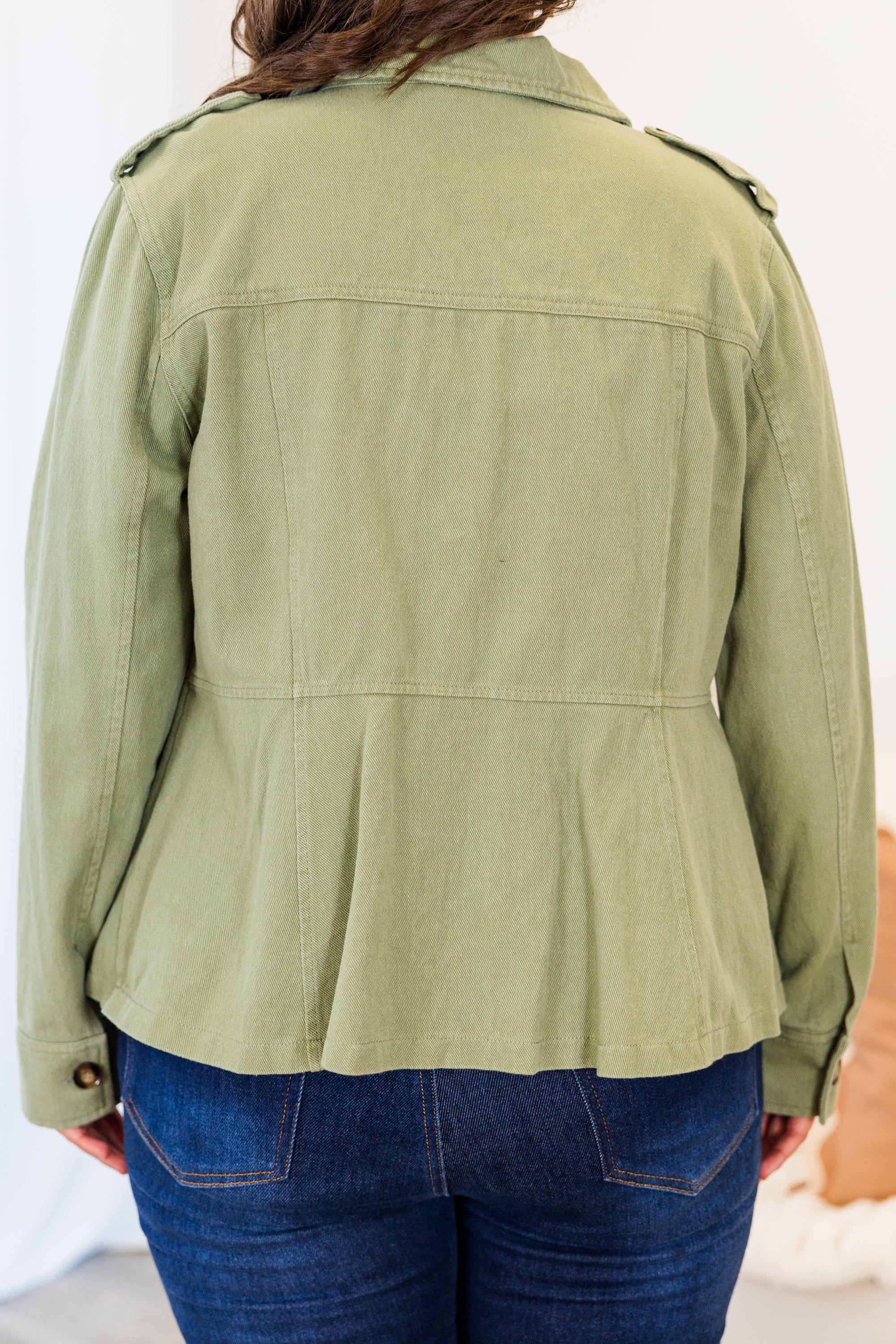 I Can Make You Mine Shacket, Olive - Giverhouse